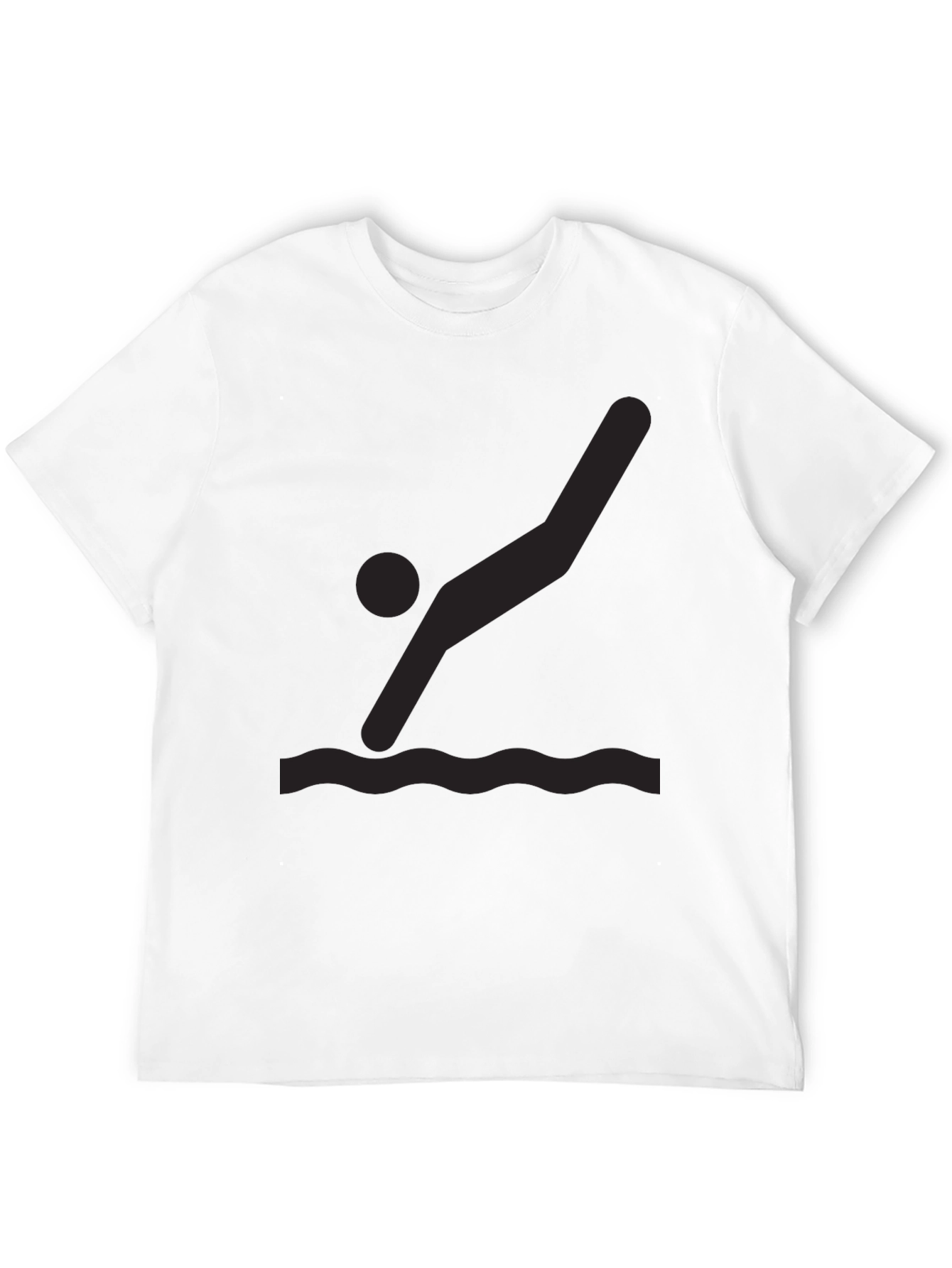 Diver Graphic Tee - Men's Black T-Shirt - 12