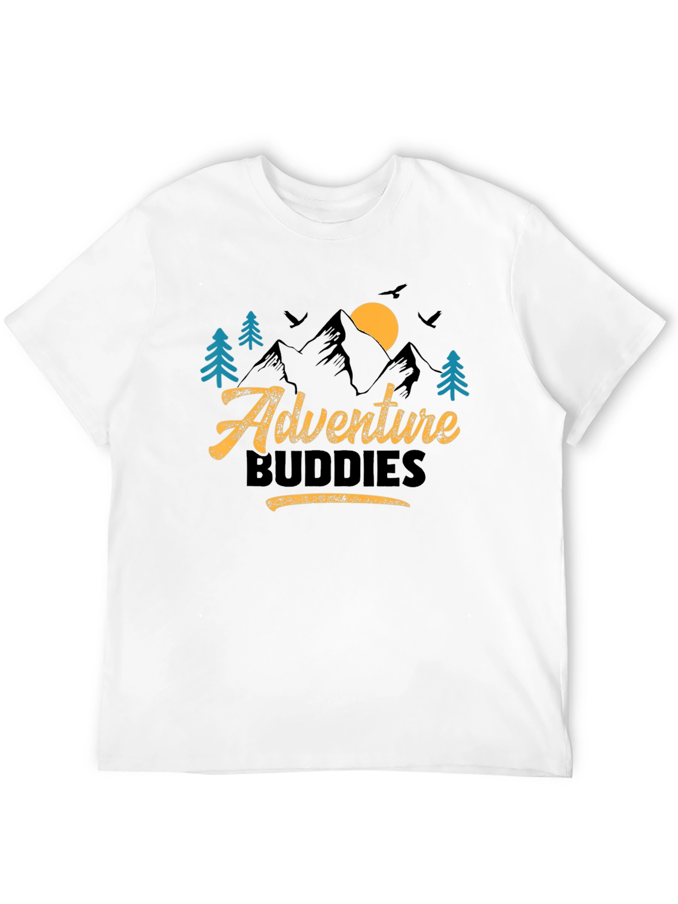 Black Adventure Buddies Graphic T-Shirt view 12