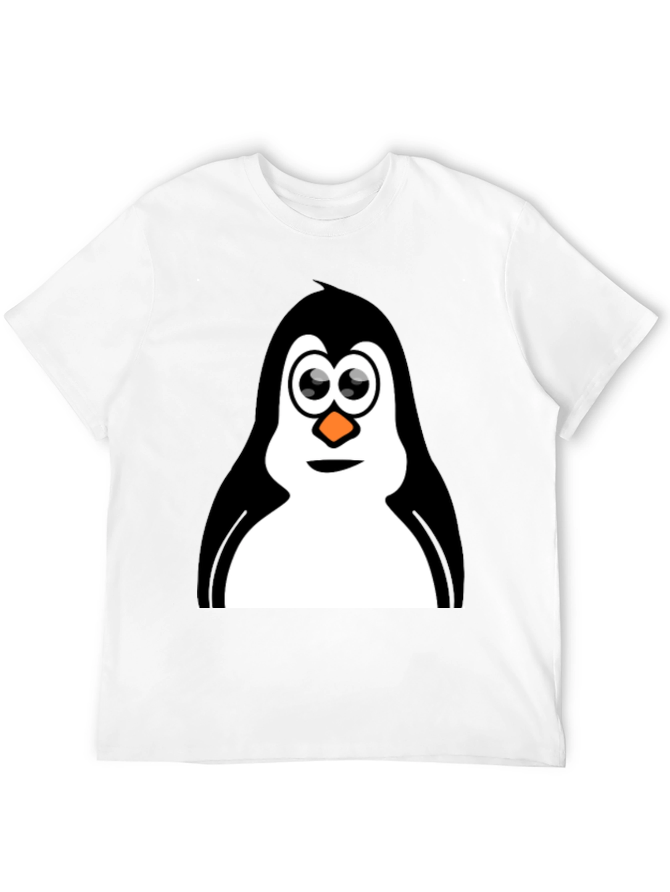 Black Penguin Graphic Tee - Black Cotton T-Shirt view 12