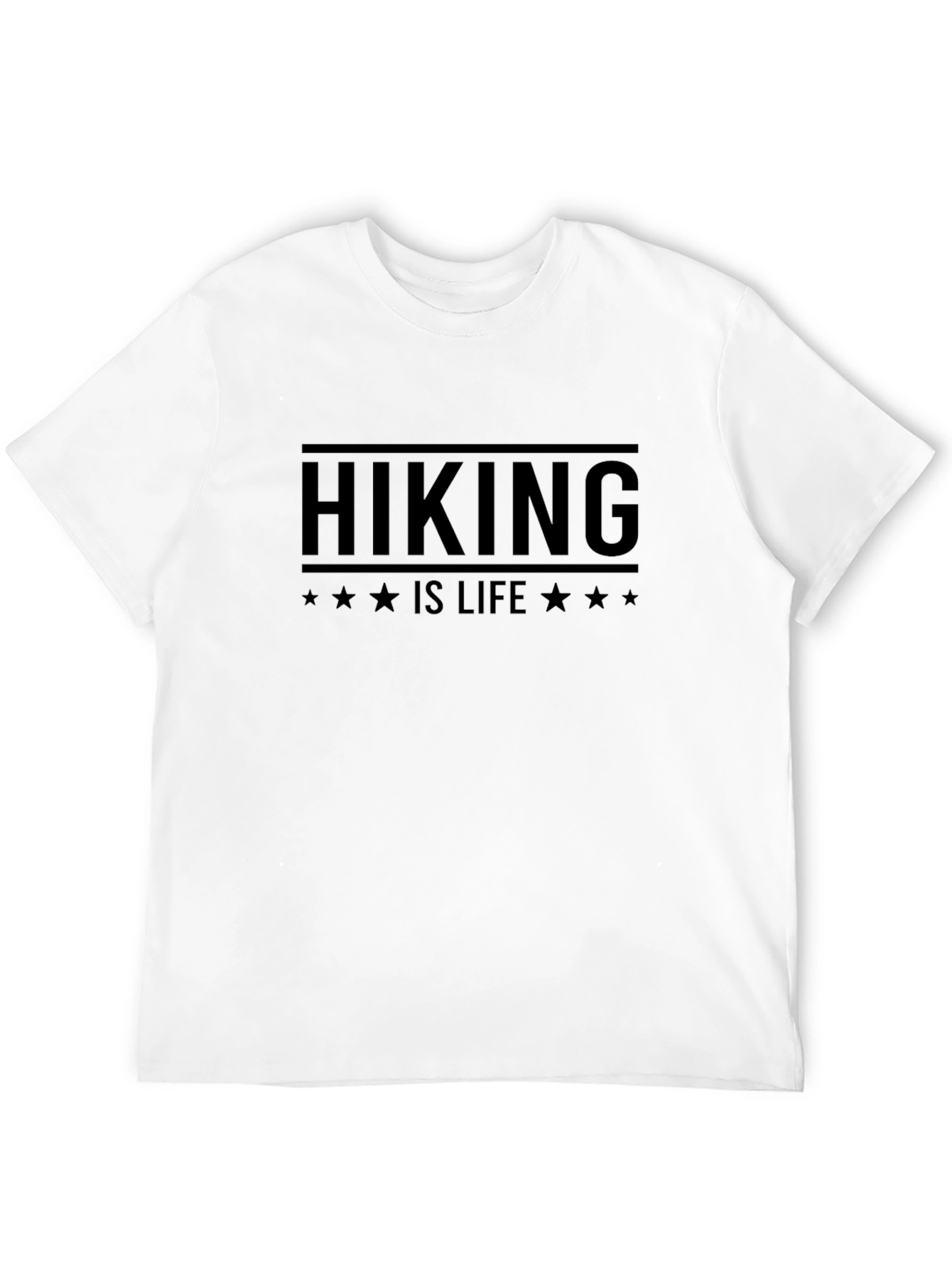 Black Hiking Is Life T-Shirt | Adventure Tee view 12