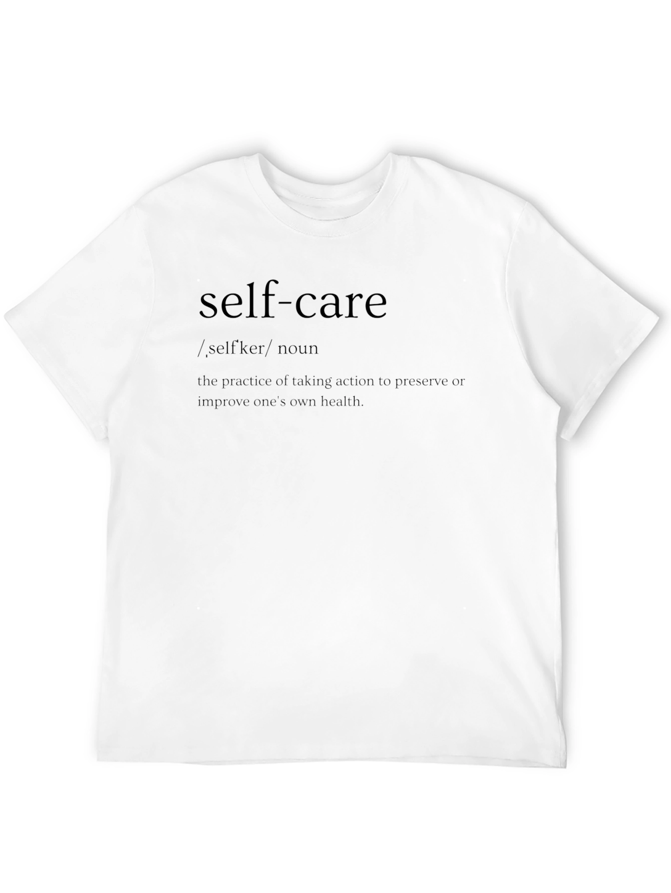 Black Self-Care Definition T-Shirt view 12