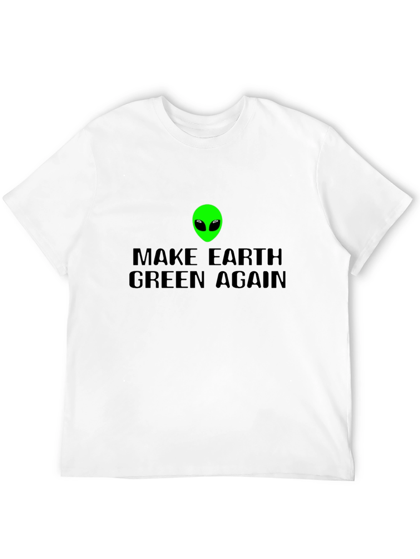Black Make Earth Green Again T-Shirt view 12