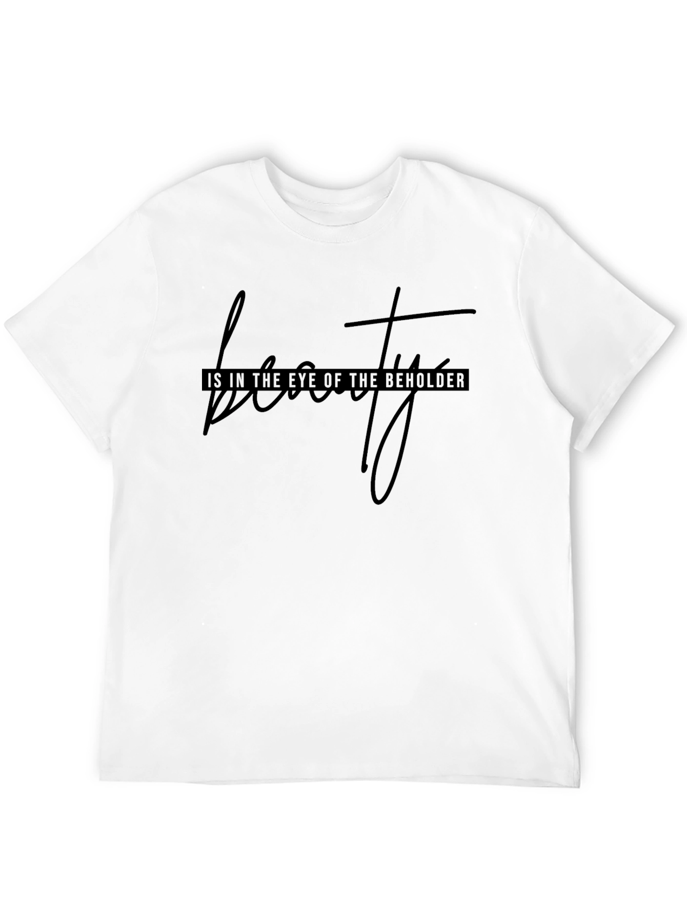 Black Beauty is in the Eye T-Shirt - Black Graphic Tee view 12