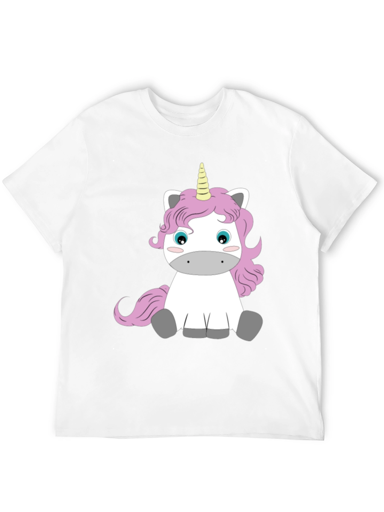 Black Unicorn Graphic Tee - Black Cotton Blend view 12