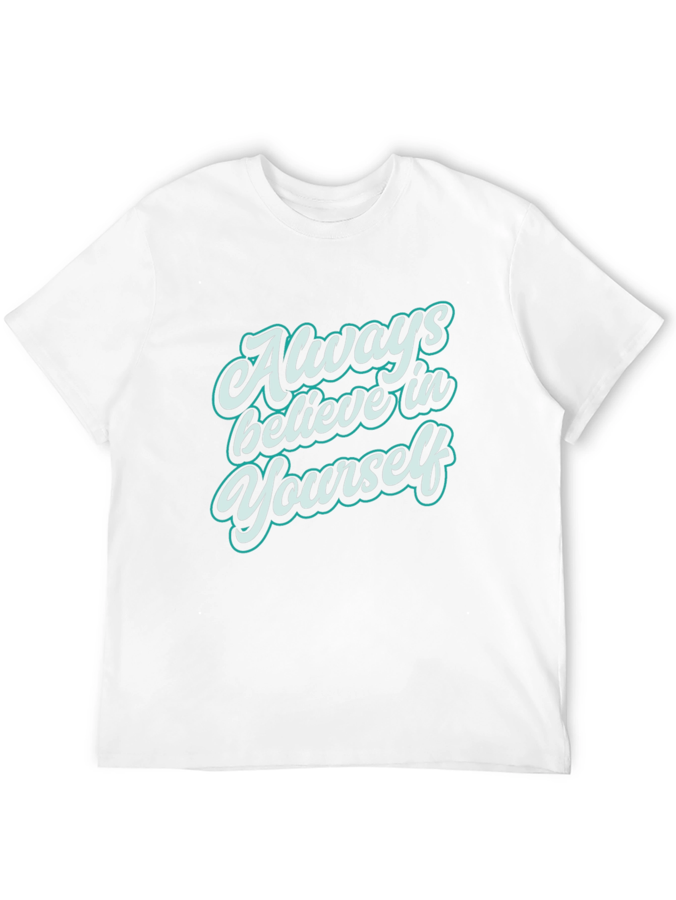 Black Believe in Yourself T-Shirt - Motivational Tee view 12