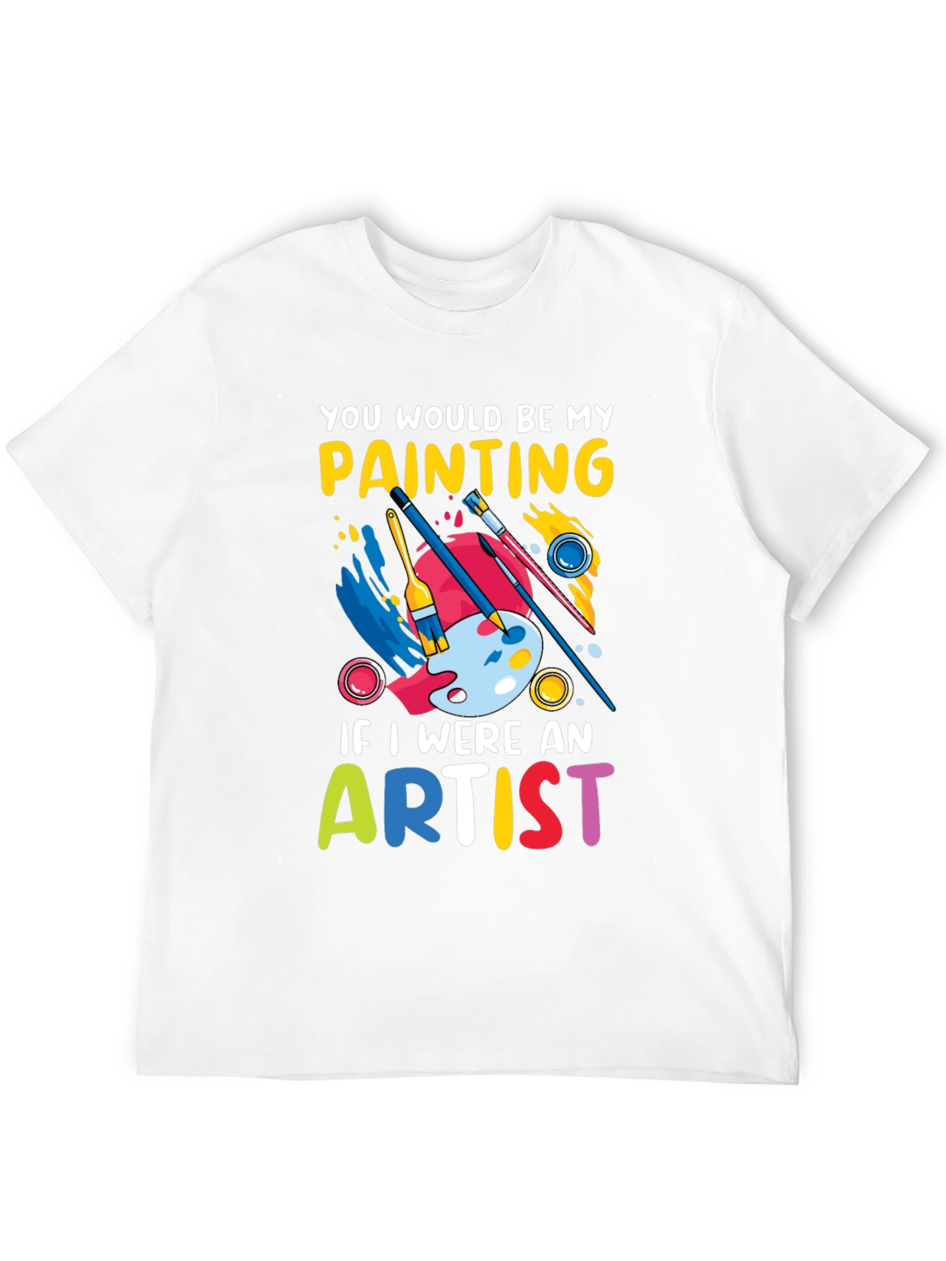 Black Artist Painting Graphic T-Shirt view 12