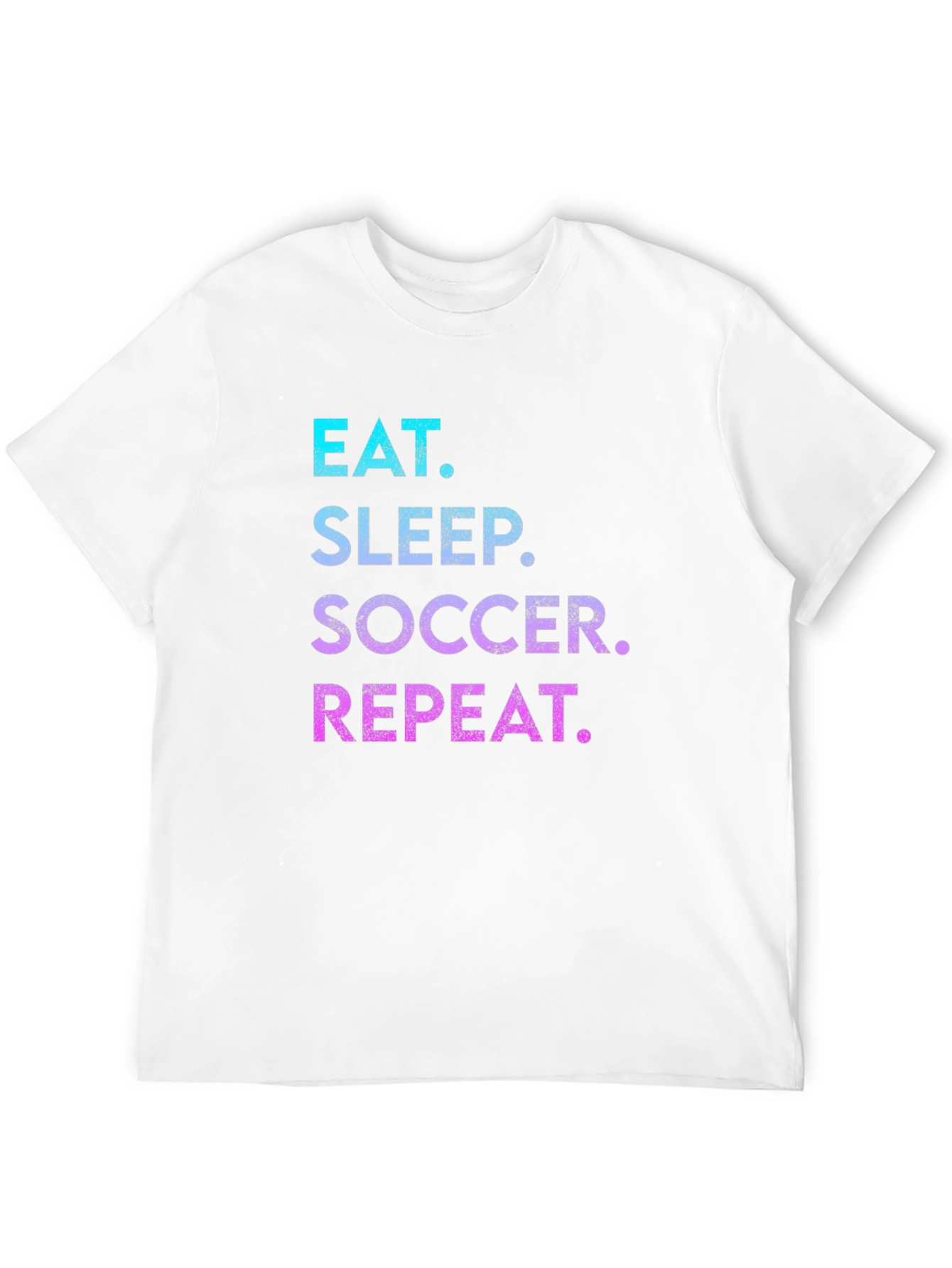 Black Eat Sleep Soccer Repeat T-Shirt view 12
