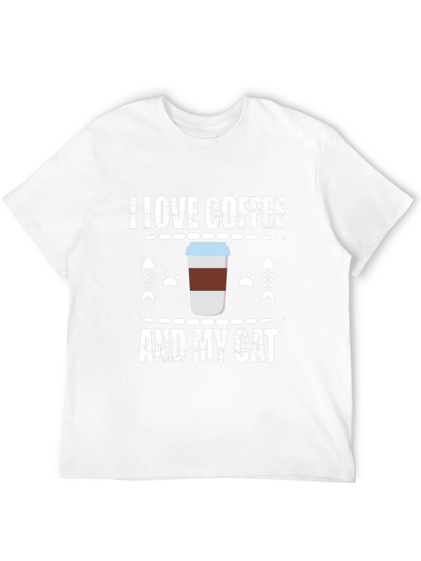 Black Coffee & Cat Lover T-Shirt view 12