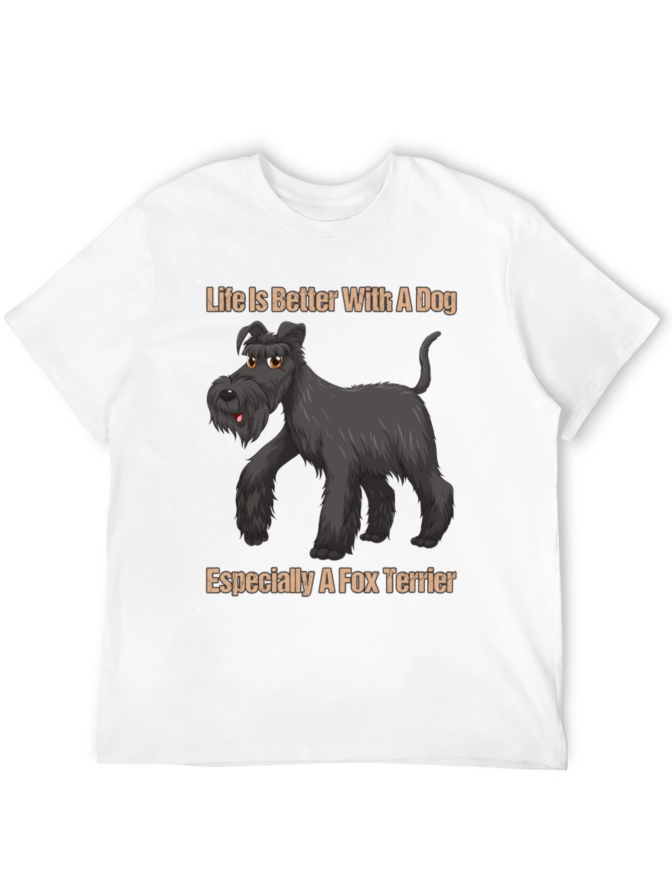 Black Dog Lover T-Shirt - Life is Better With A Dog view 12