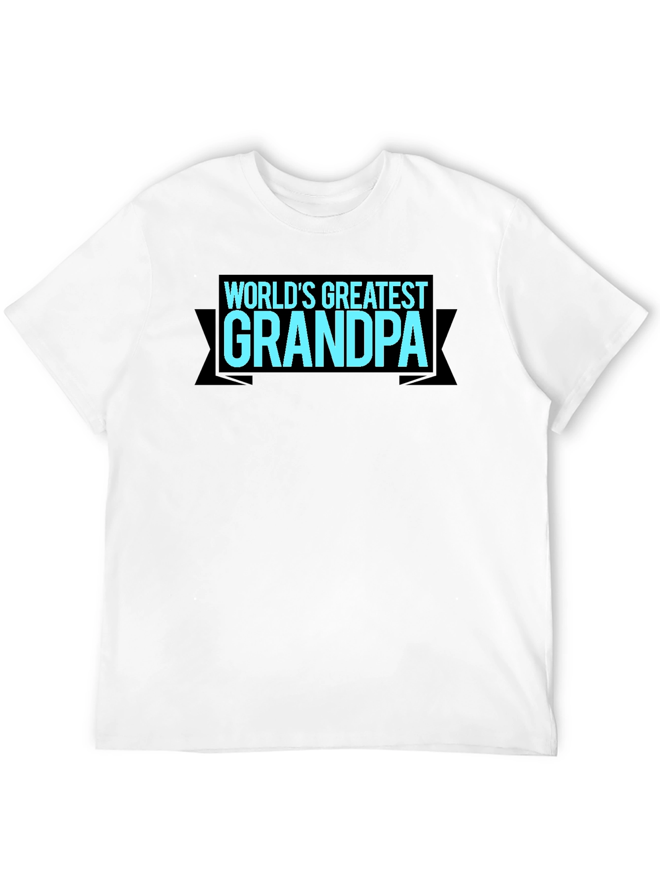 Black World's Greatest Grandpa T-Shirt - Black view 12