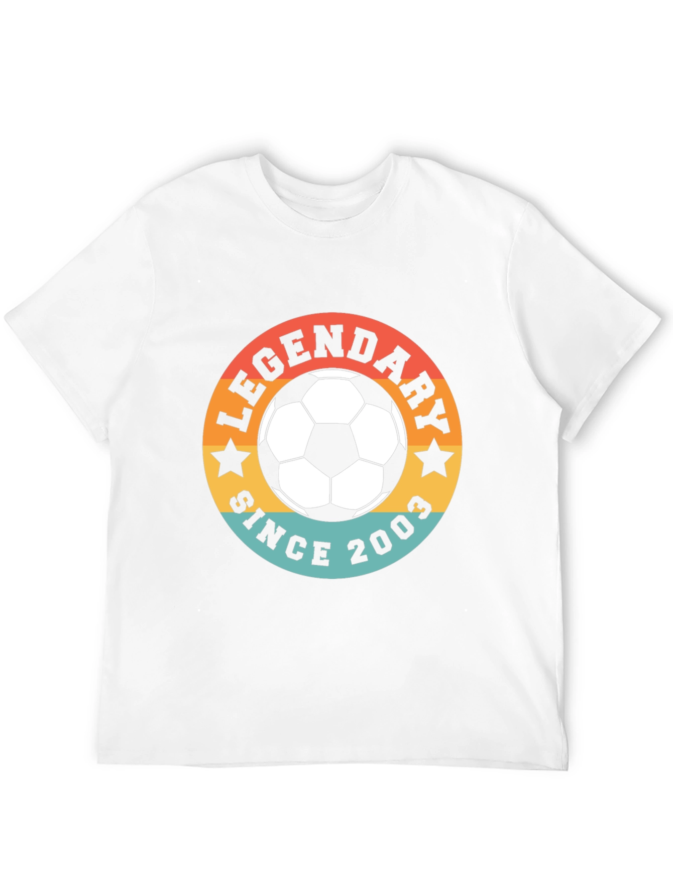 Black Legendary Since 2003 Soccer T-Shirt view 12