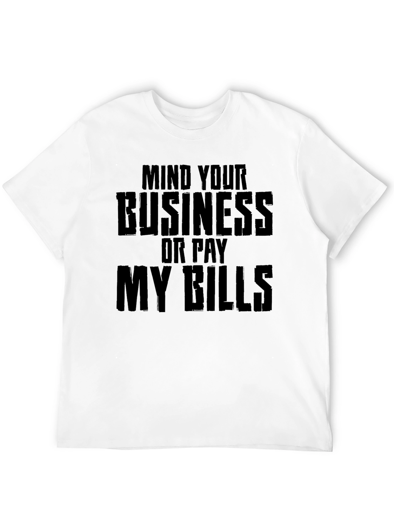 Black Mind Your Business Graphic Tee view 12