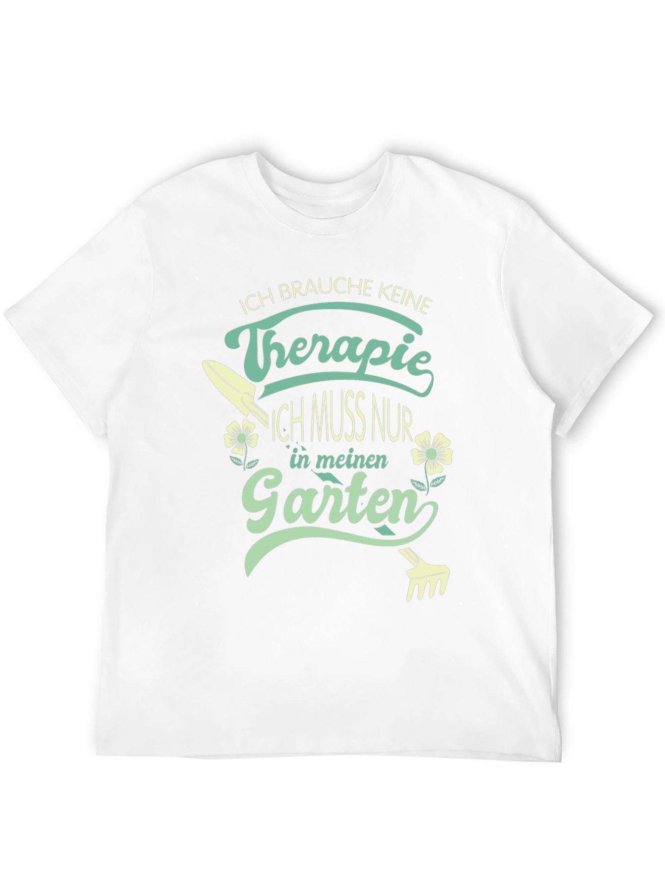 Black Therapie Garten T-Shirt: Gardening is My Therapy view 12