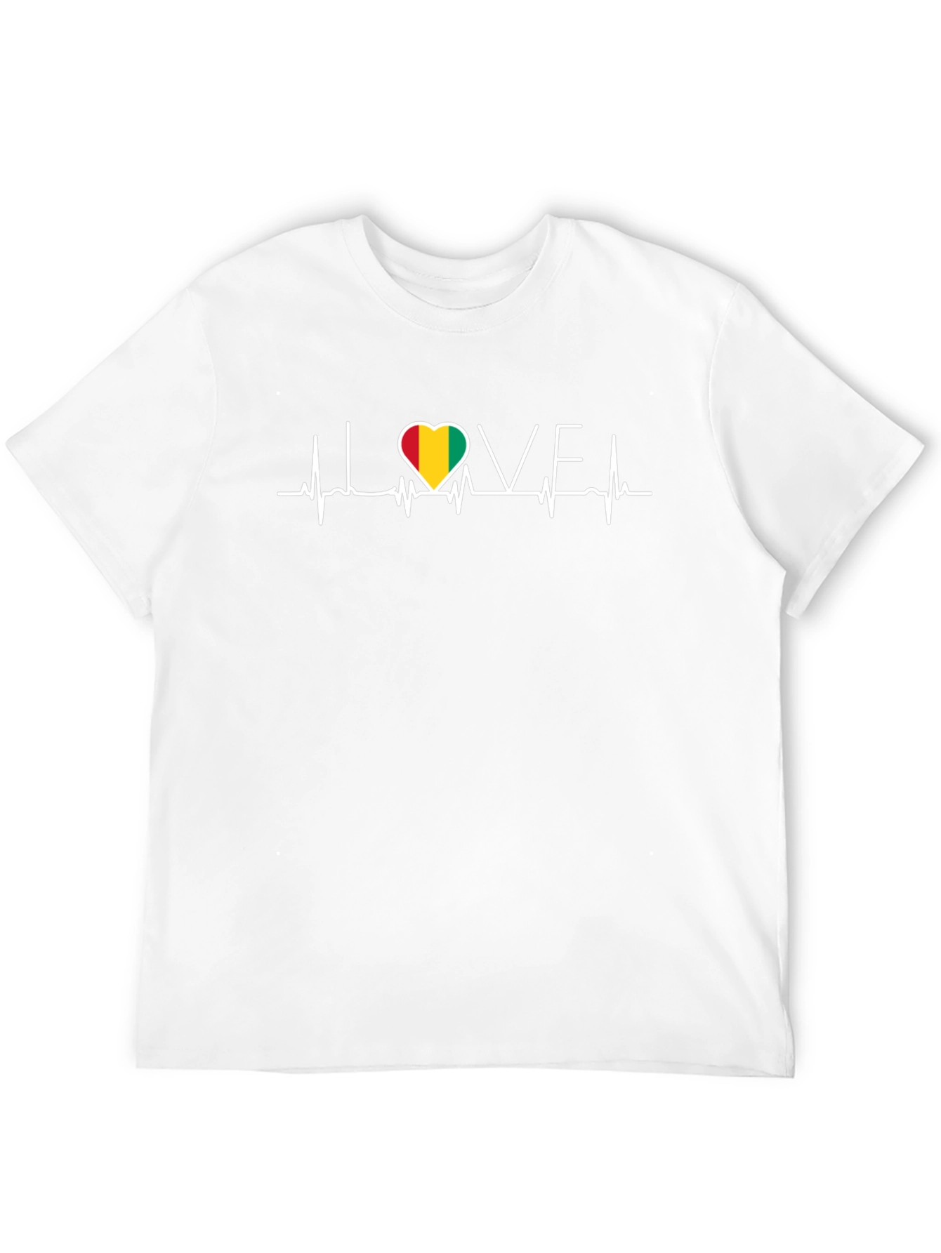 Black I Heart Guinea T-Shirt view 12