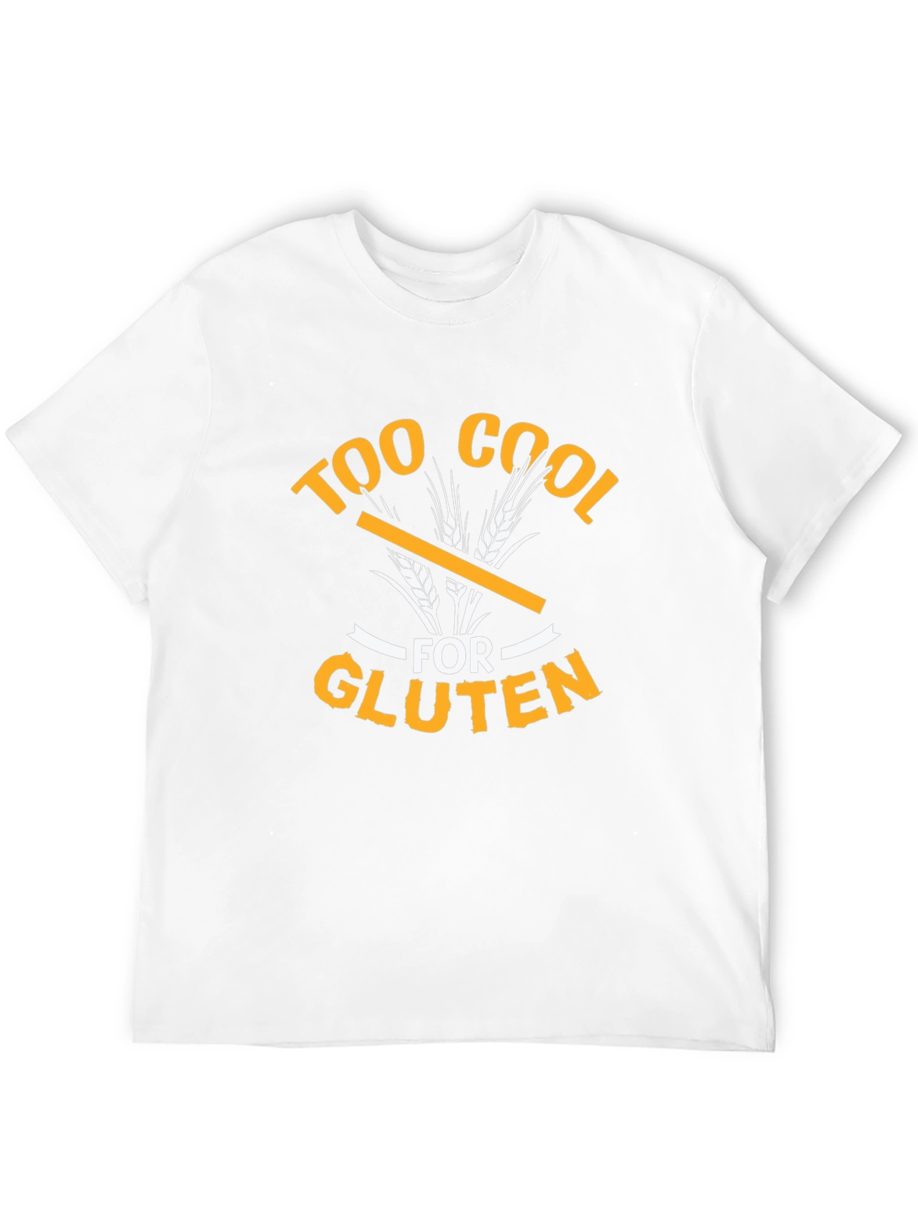 Black Too Cool For Gluten Graphic Tee - Black view 12