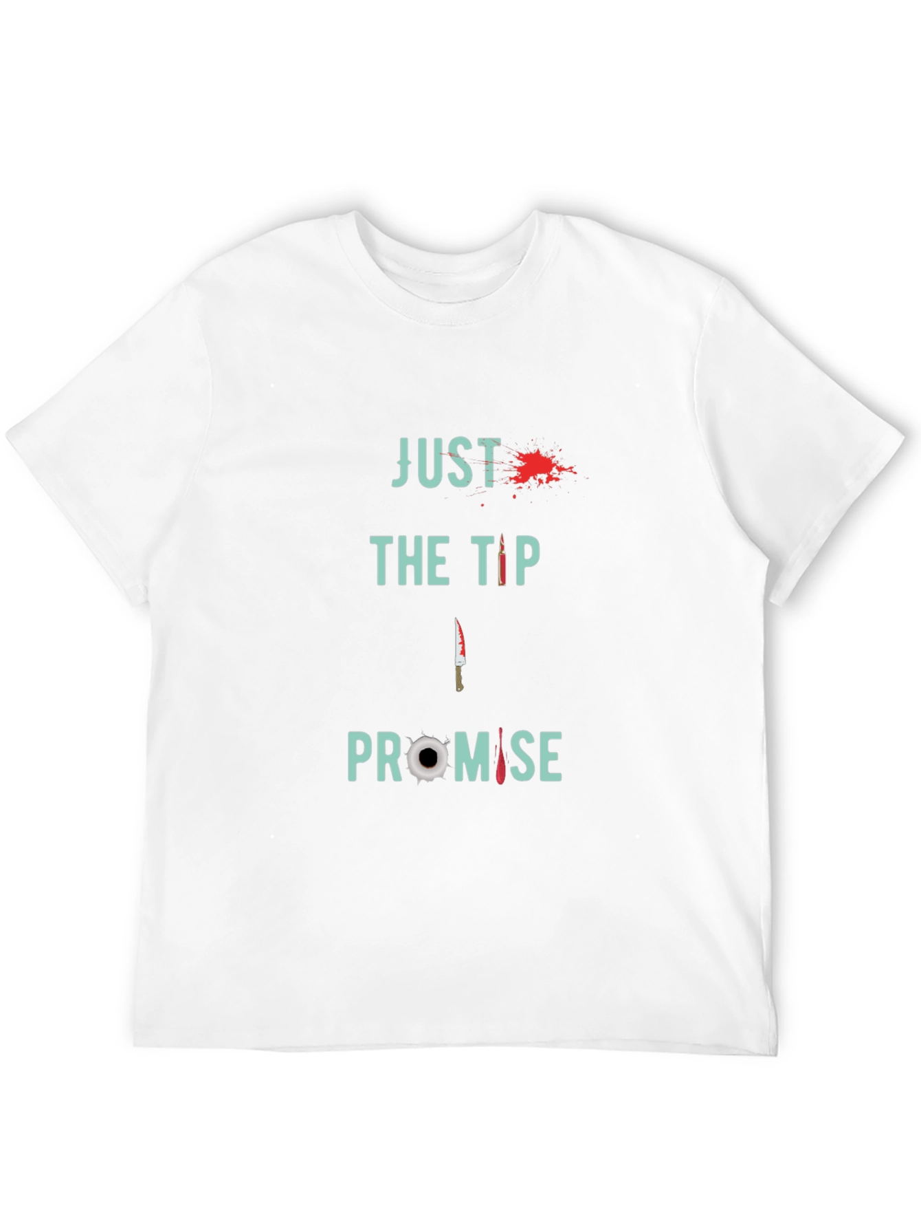 Black Just the Tip Promise Graphic Tee view 12