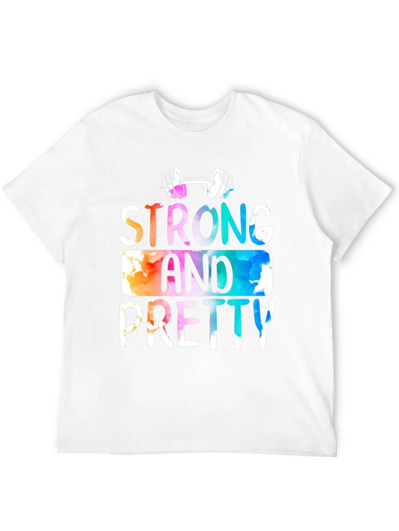 Black Strong & Pretty T-Shirt - Workout Apparel view 12
