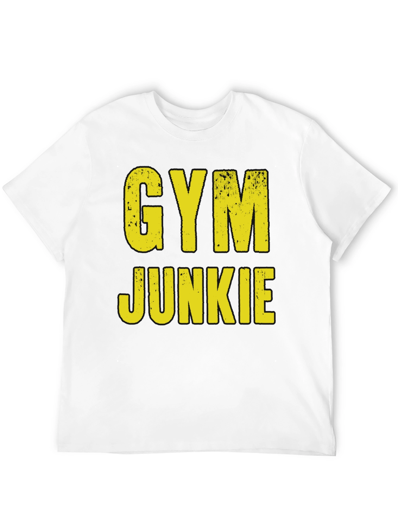 Black Gym Junkie Graphic T-Shirt - Fitness Apparel view 12