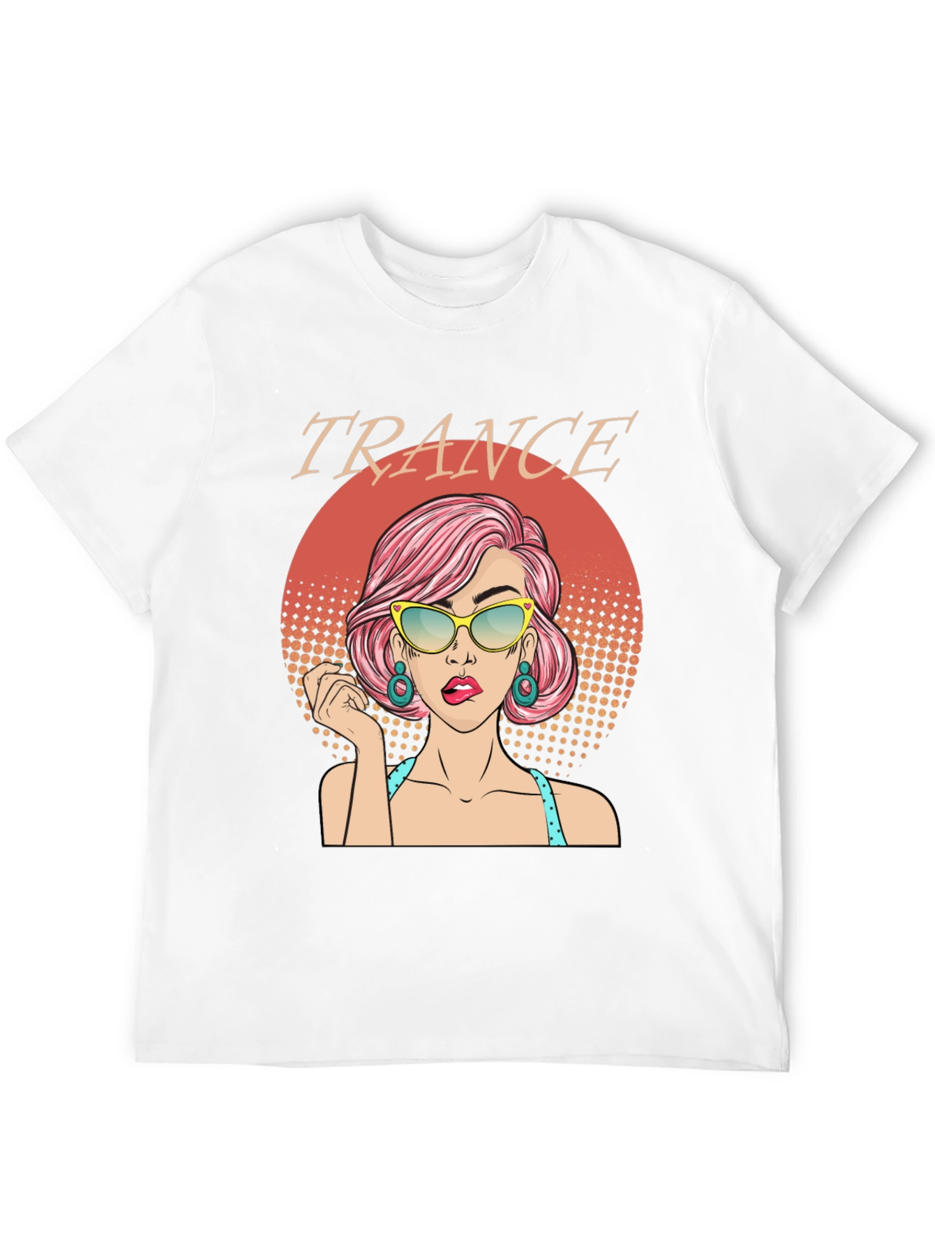Trance Music T-Shirt - Retro Pop Art Graphic Tee - 12