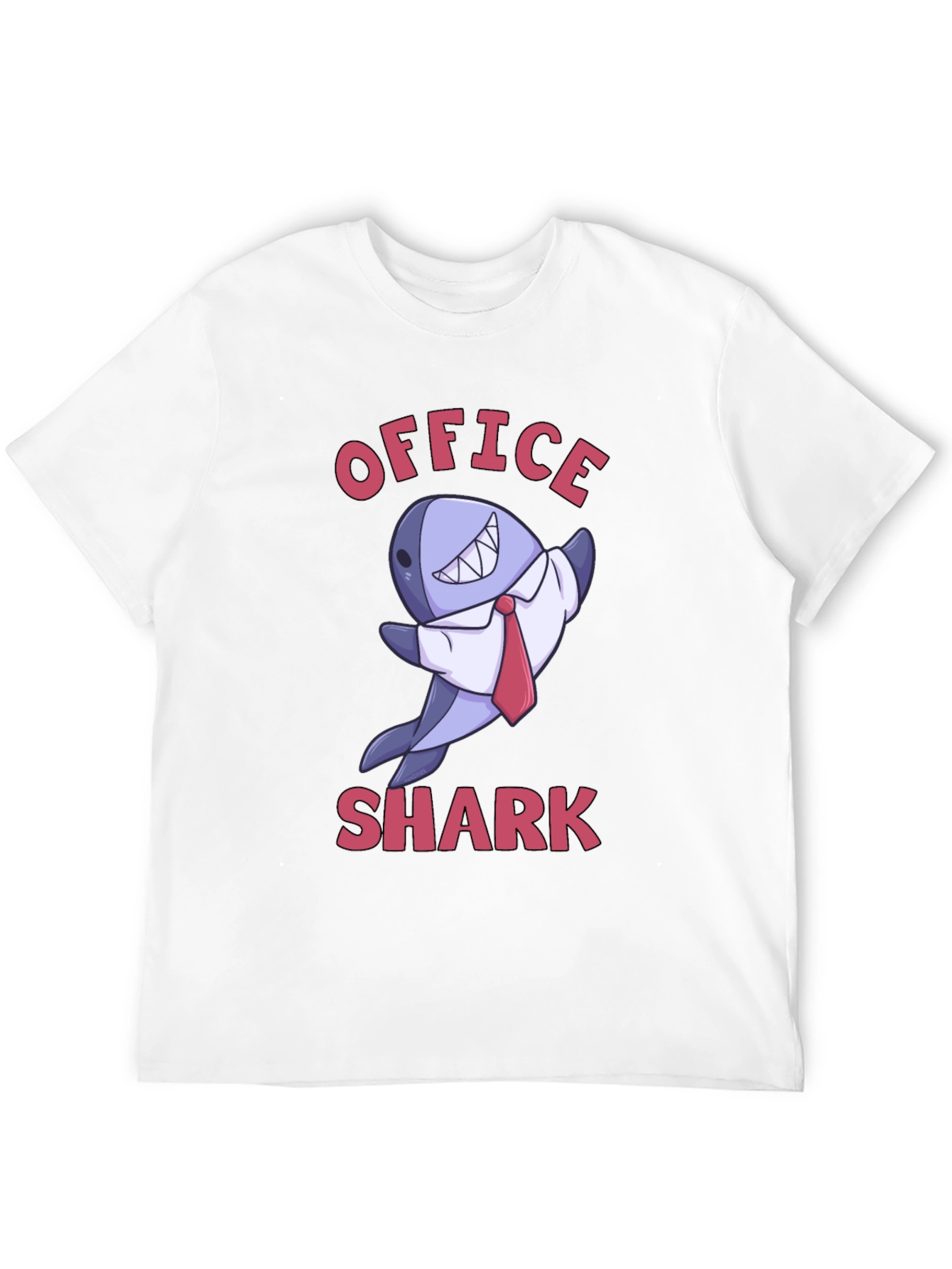 Black Office Shark Graphic T-Shirt - Funny & Unique! view 12