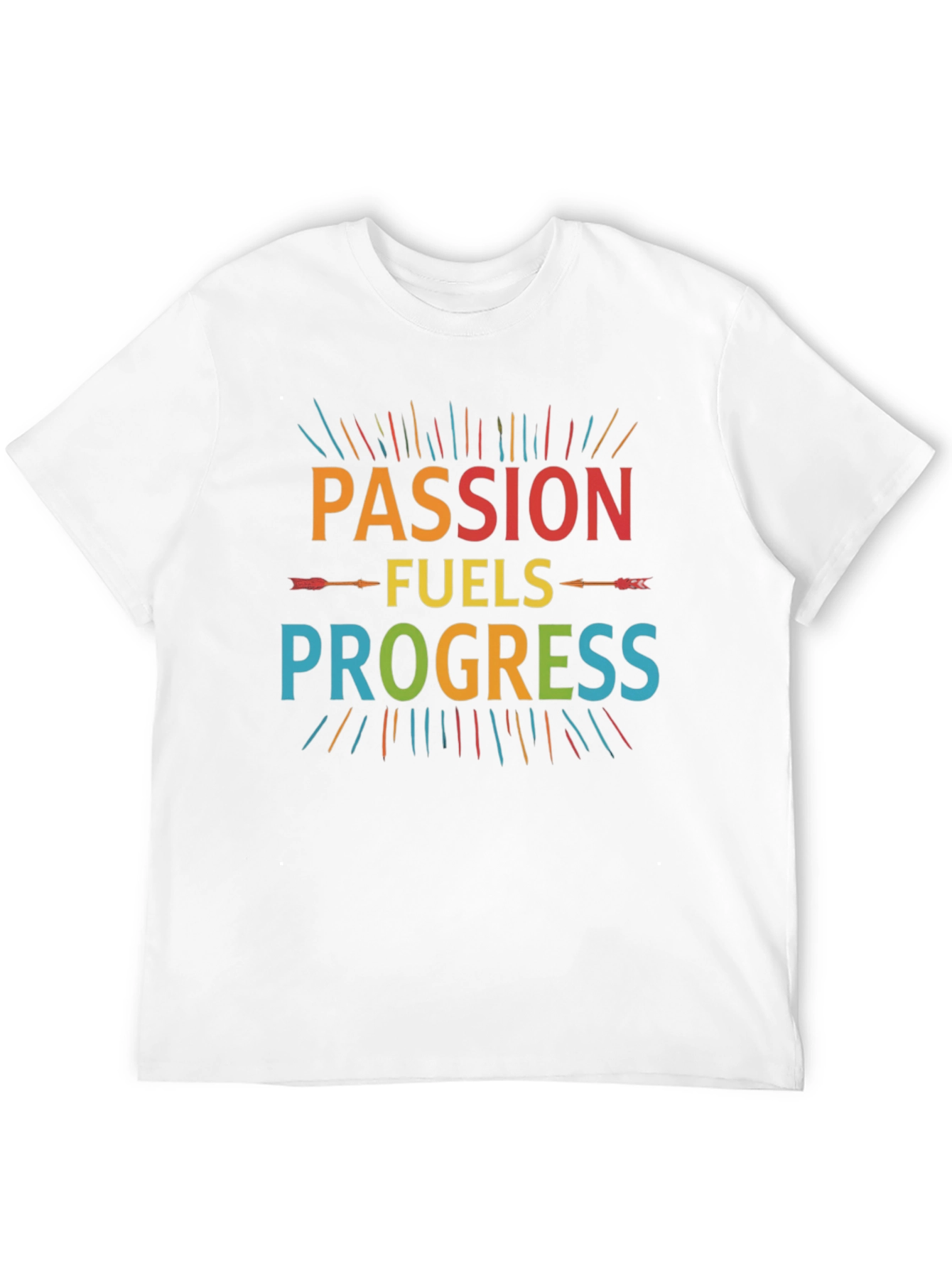 Black Passion Fuels Progress Graphic Tee view 12