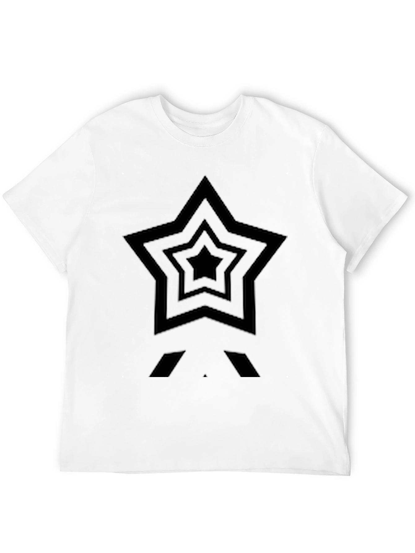 Black Black Star Graphic Tee - Stylish Men's T-Shirt view 12
