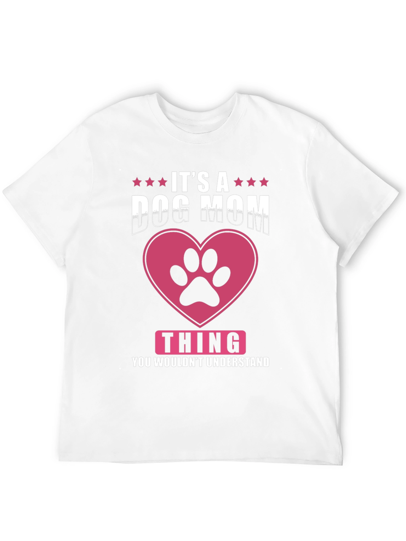 Black Dog Mom T-Shirt - It's a Dog Mom Thing view 12