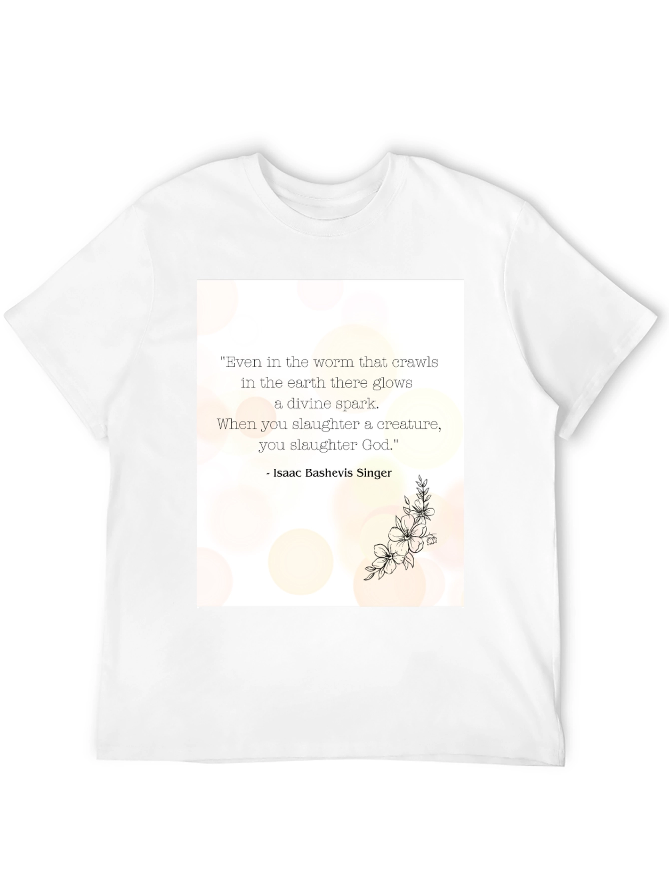 Black Philosophical Quote Graphic Tee - Unisex Black T-Shirt view 12