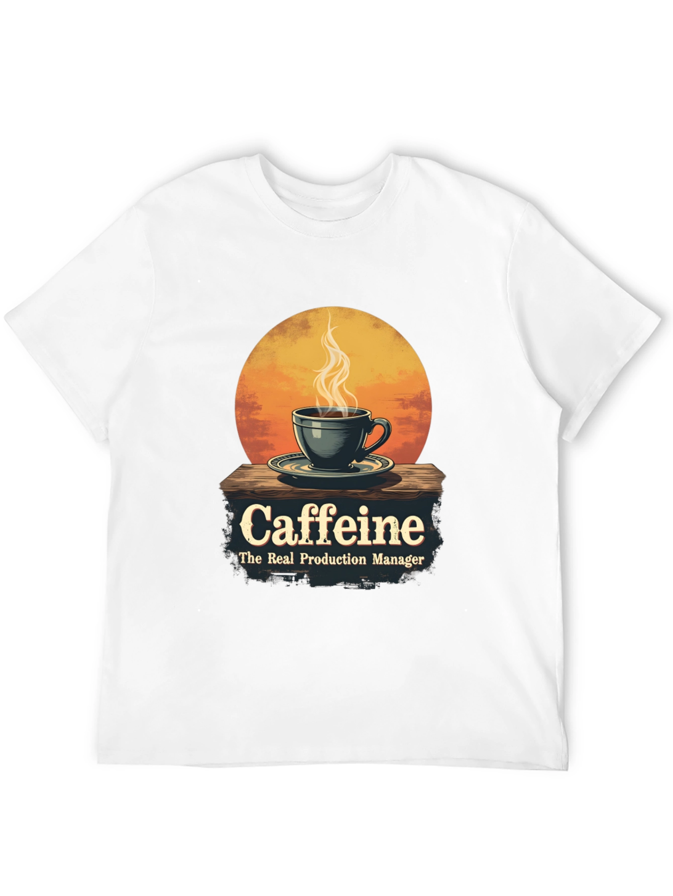 Black Caffeine: The Real Production Manager T-Shirt view 12