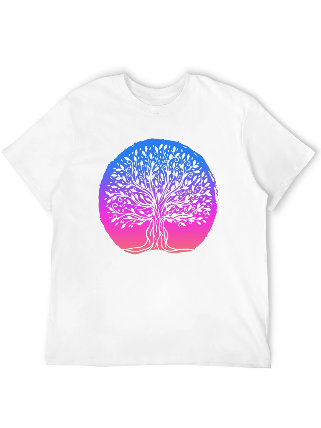 Black Tree of Life Graphic Tee - Black Cotton Blend view 12