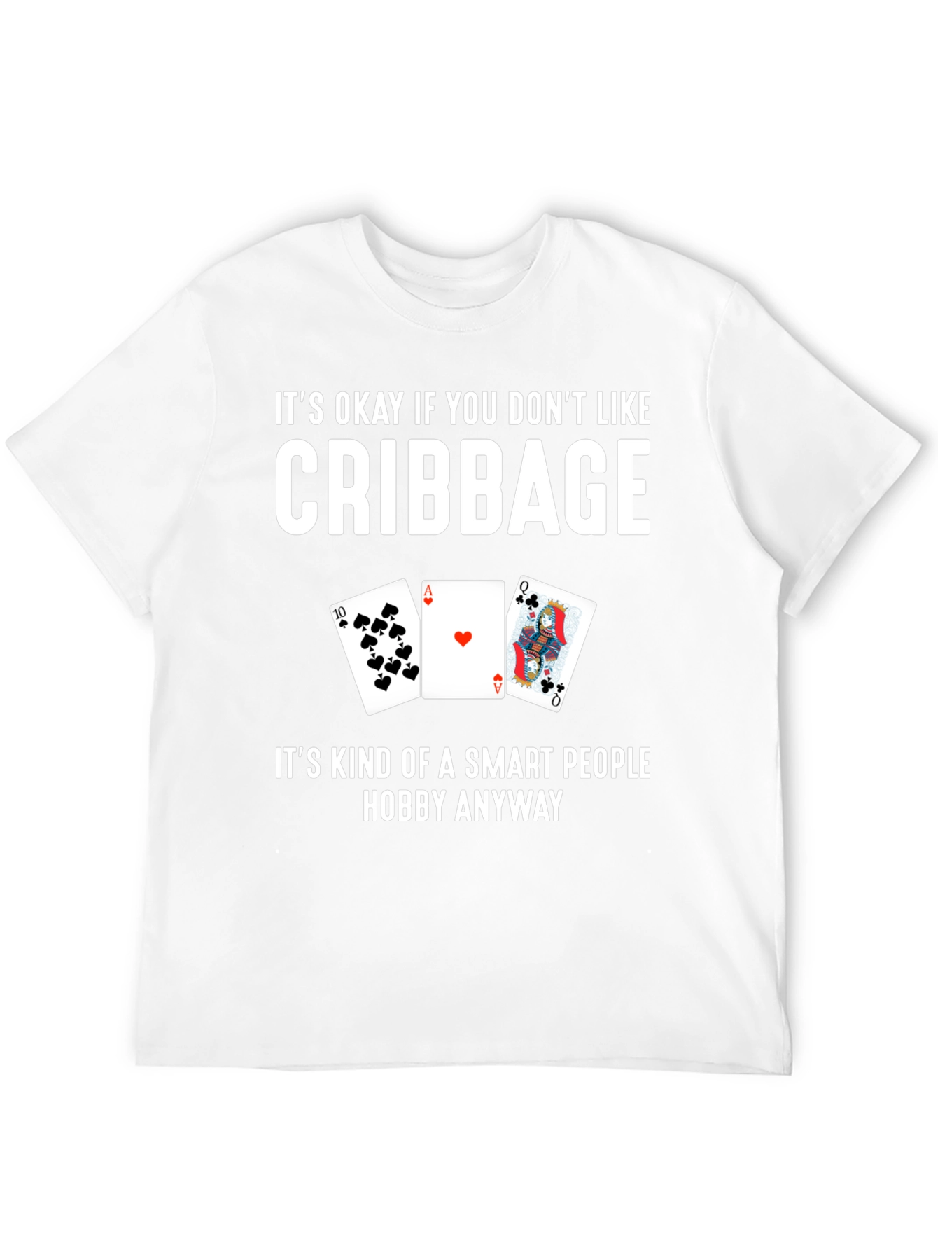 Black Cribbage Smart People Hobby Graphic Tee view 12
