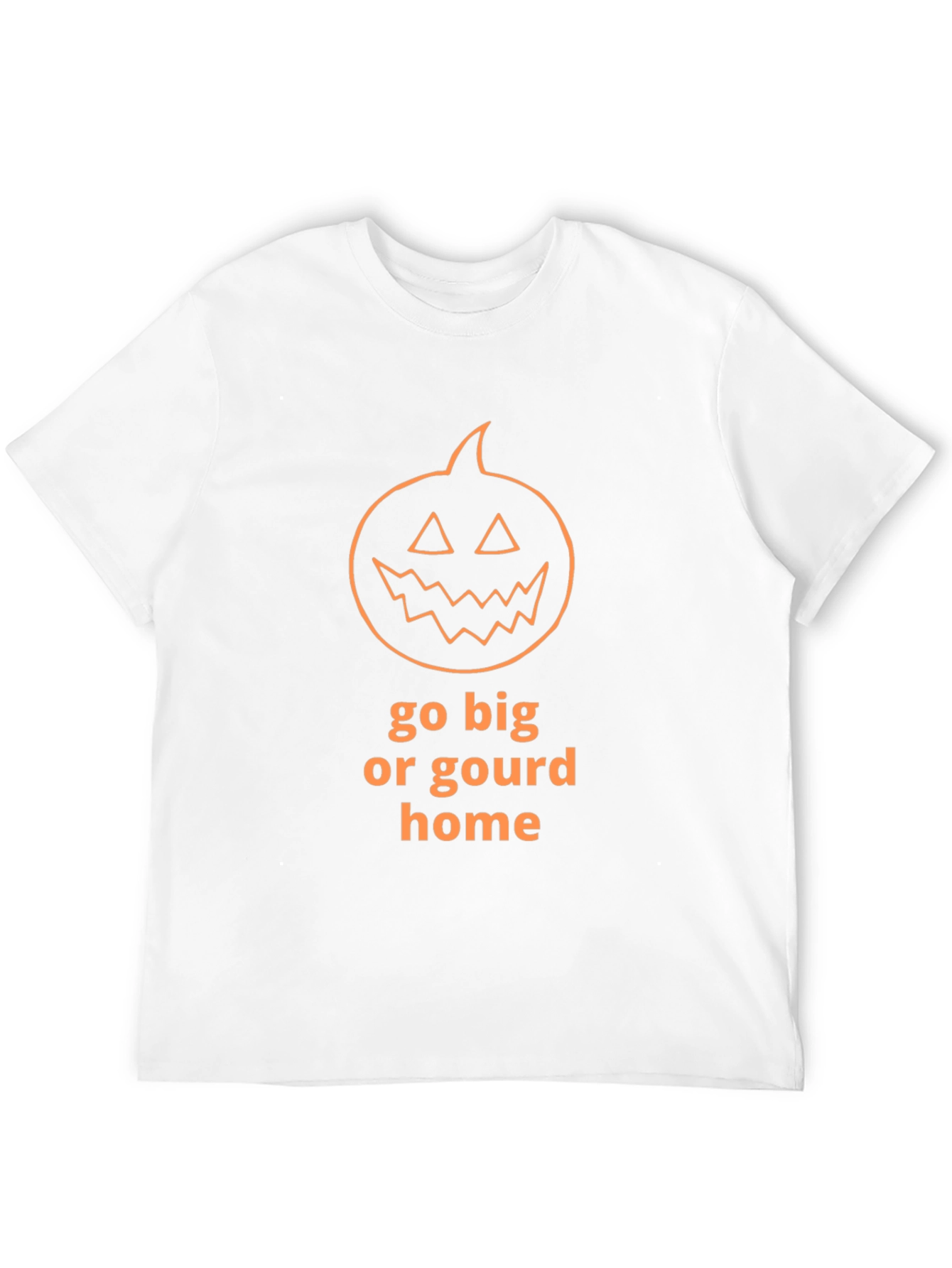 Go Big or Gourd Home Halloween T-Shirt - 12