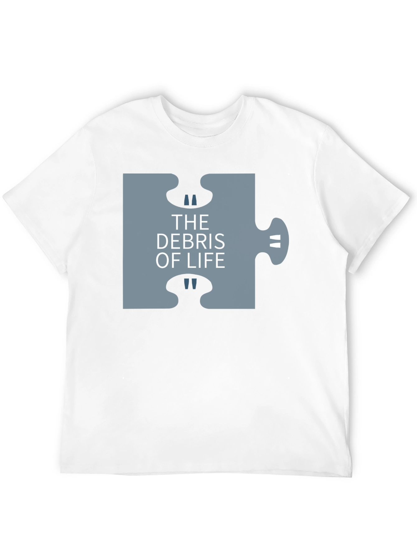 The Debris of Life Puzzle Tee - Dark Humor T-Shirt - 12