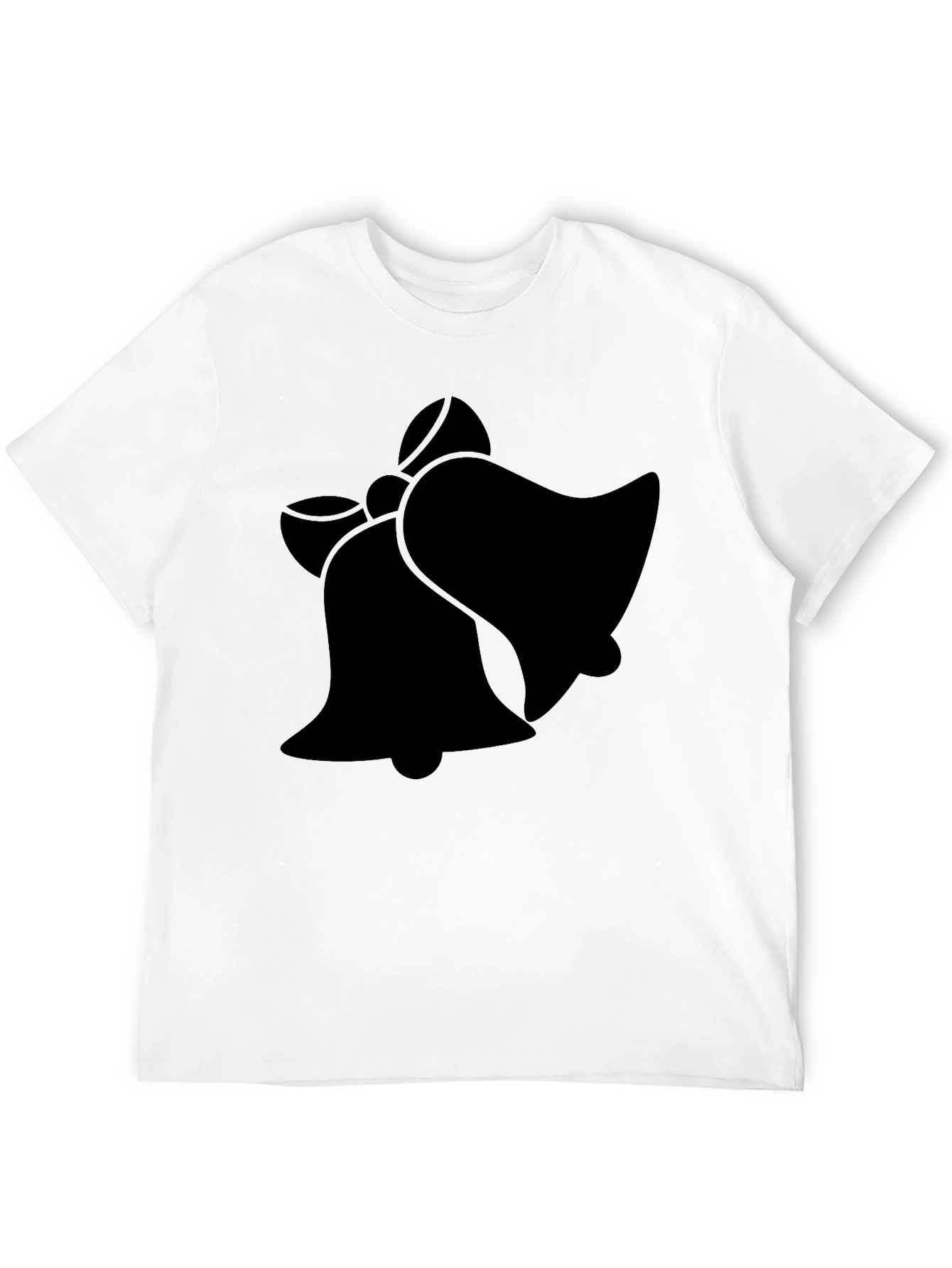 Black Festive Bells Graphic T-Shirt - Black view 12