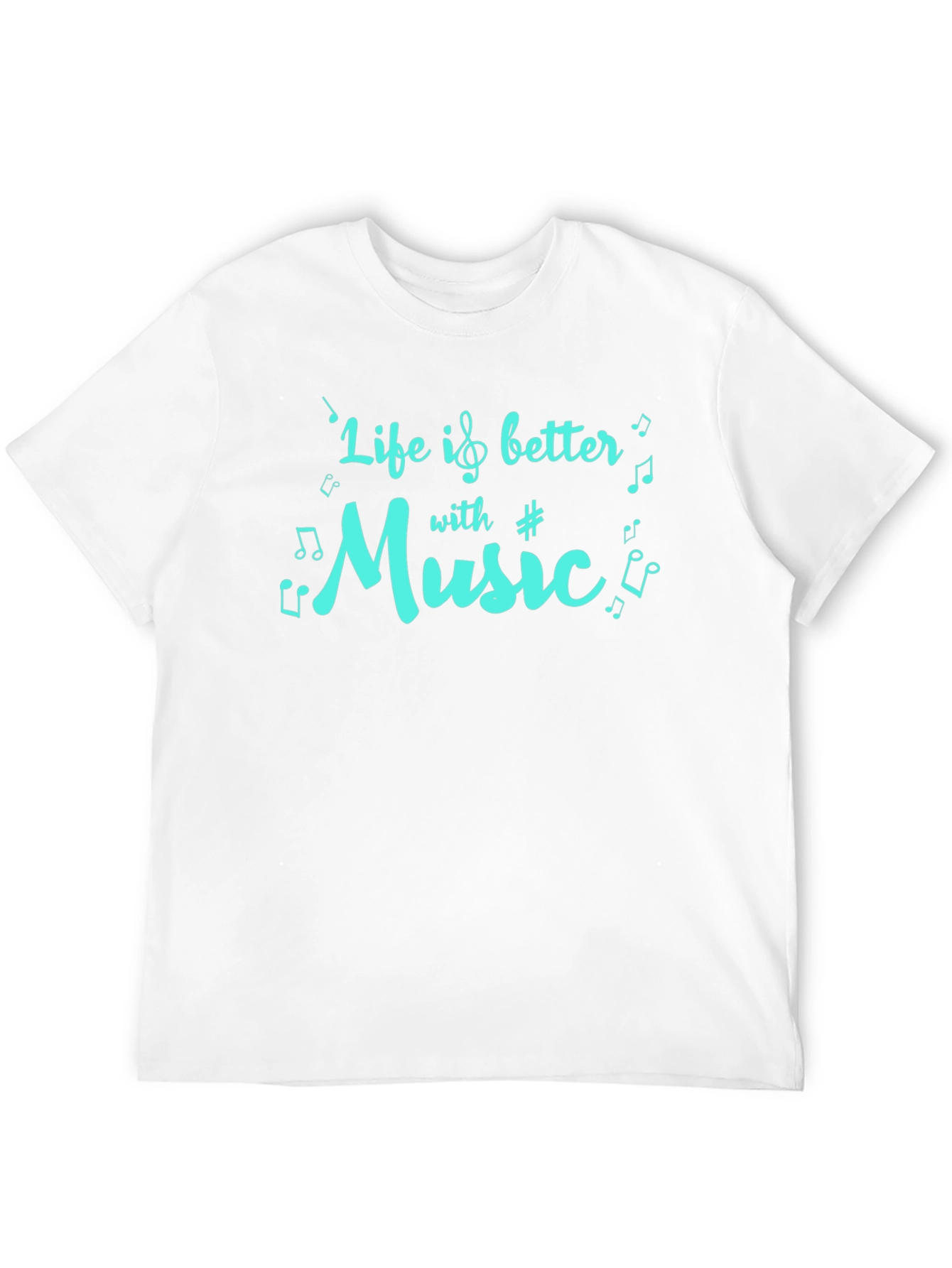Black Life is Better with Music T-Shirt view 12