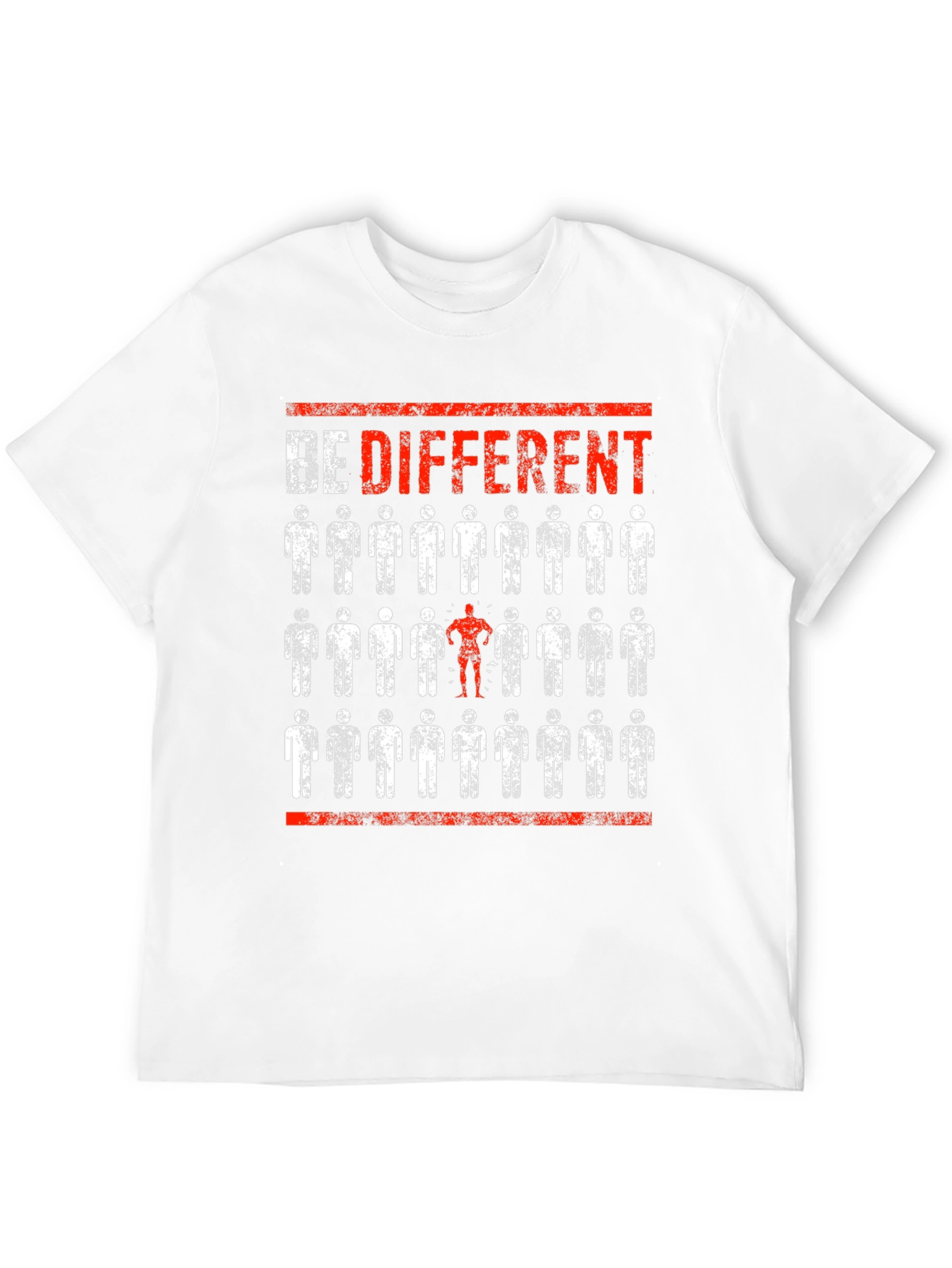 Black Be Different Graphic T-Shirt view 12