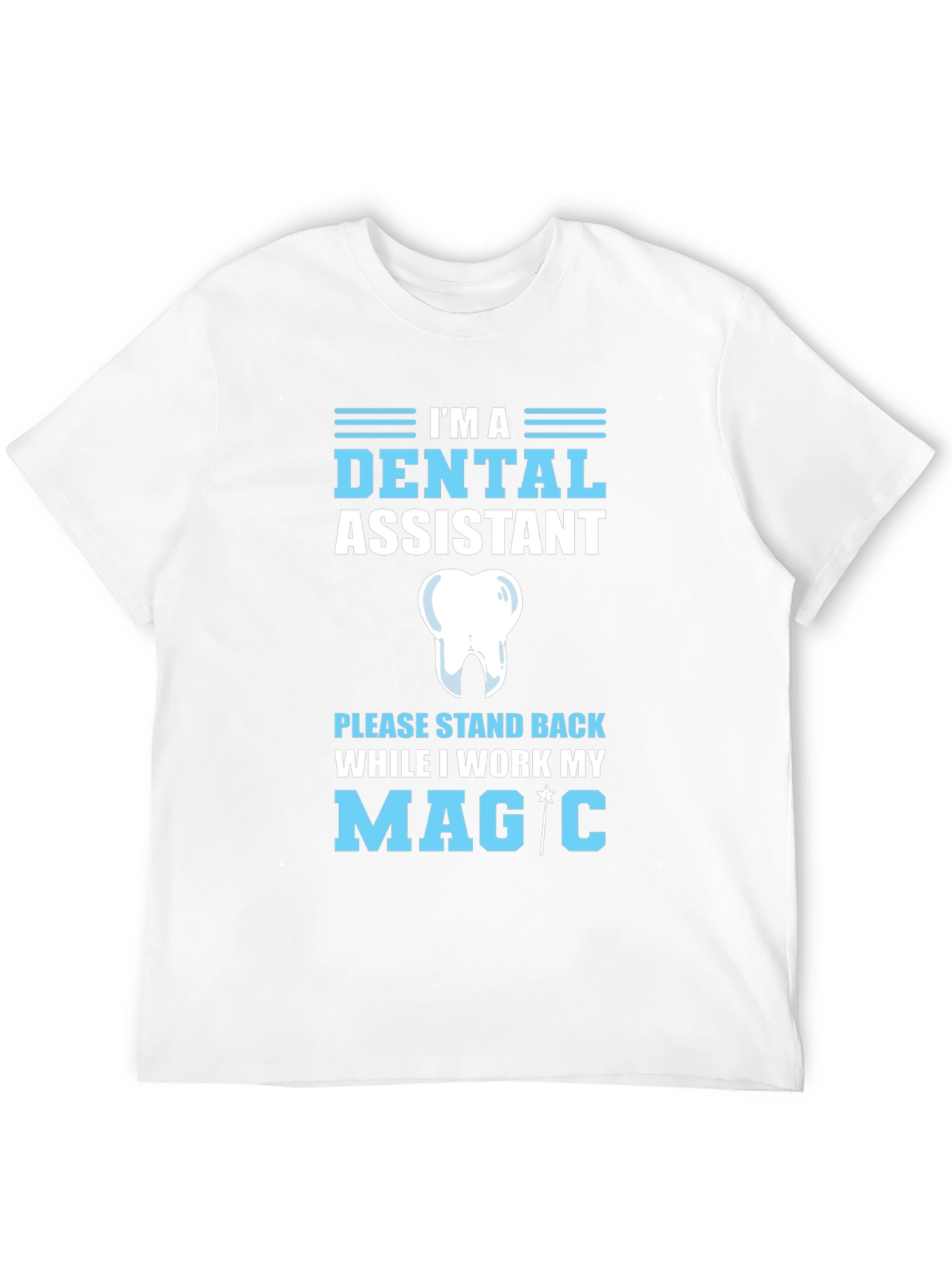 Black Dental Assistant Magic T-Shirt view 12