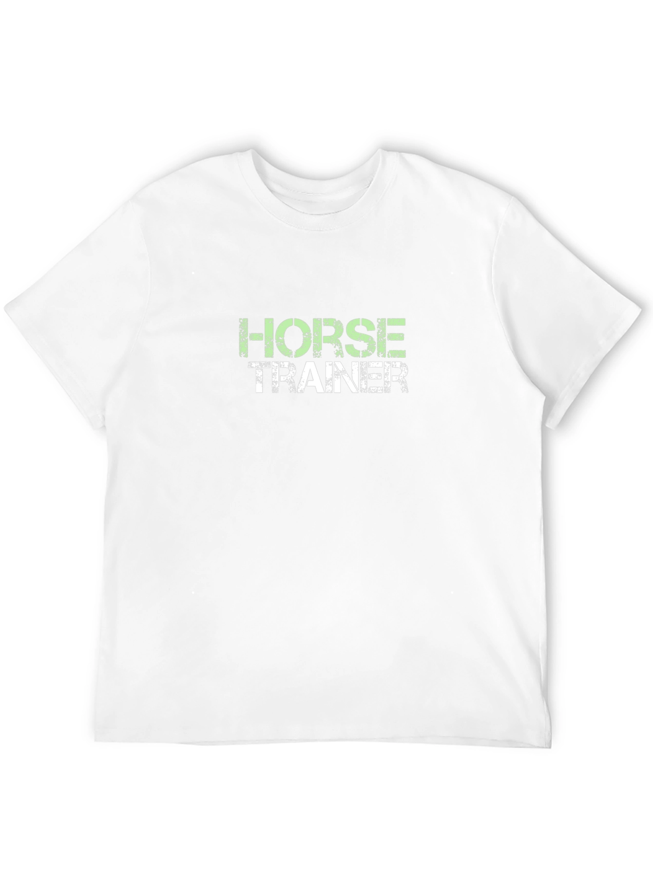 Black Horse Trainer T-Shirt - Black Cotton Tee view 12