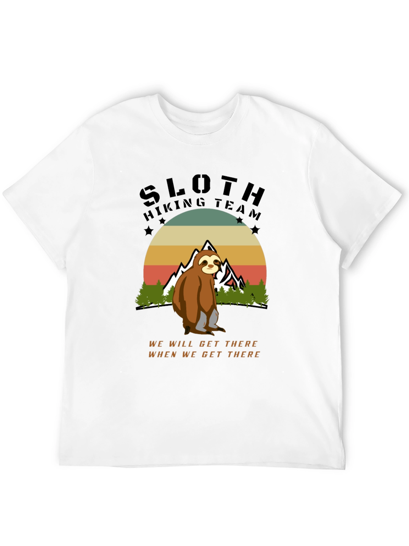 Black Sloth Hiking Team Tee view 12