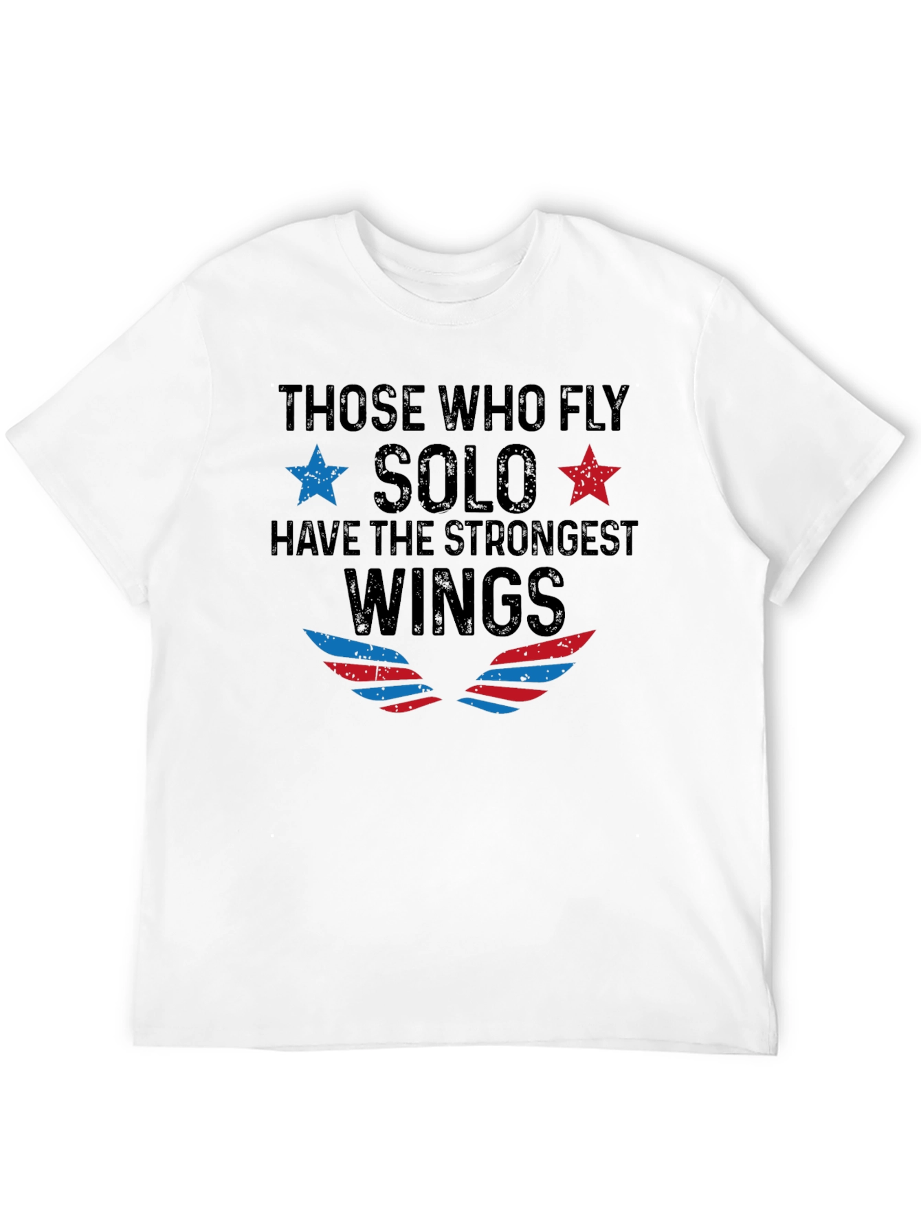 Black Strongest Wings Solo T-Shirt view 12
