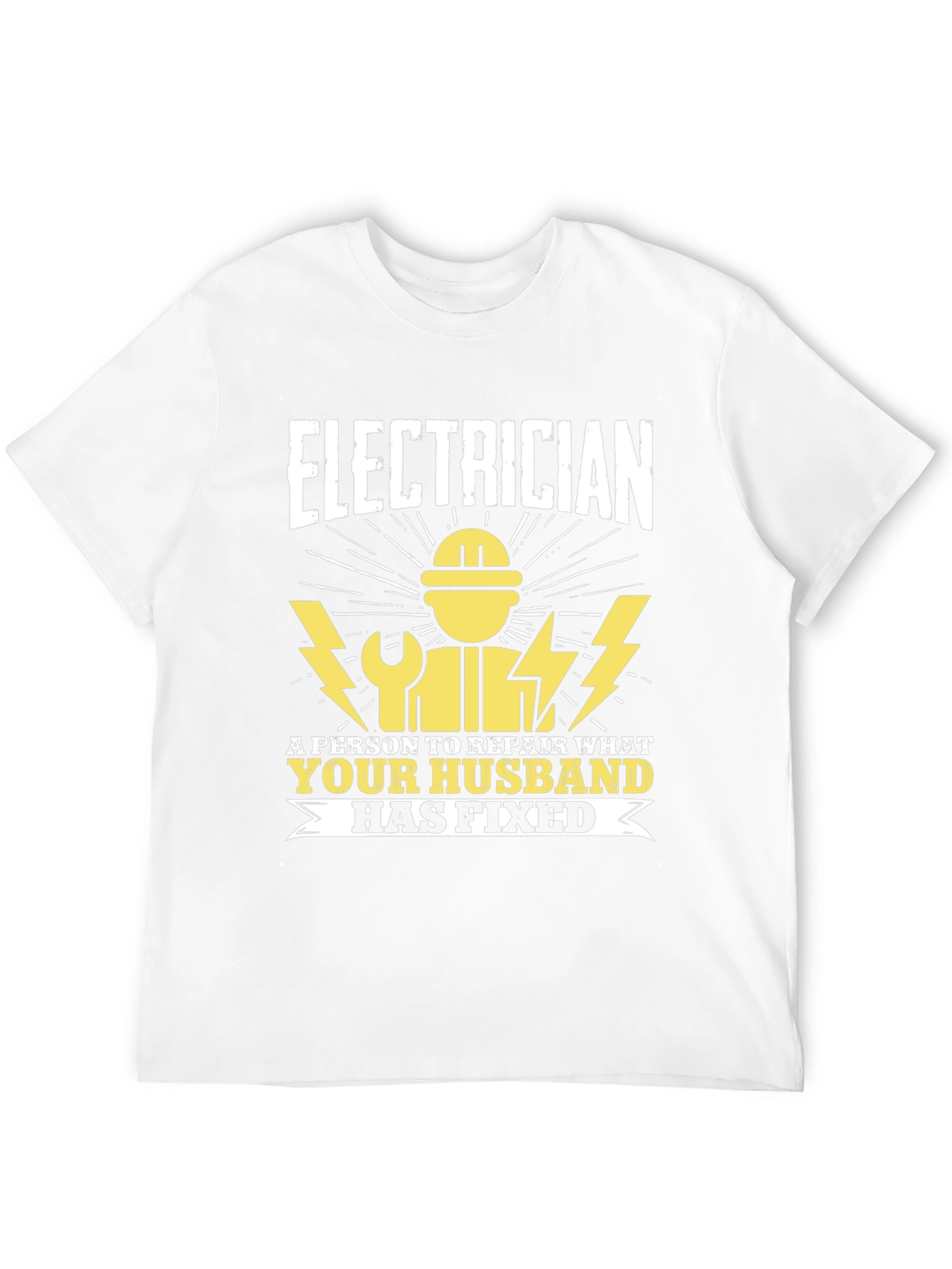 Black Electrician Humor T-Shirt view 12