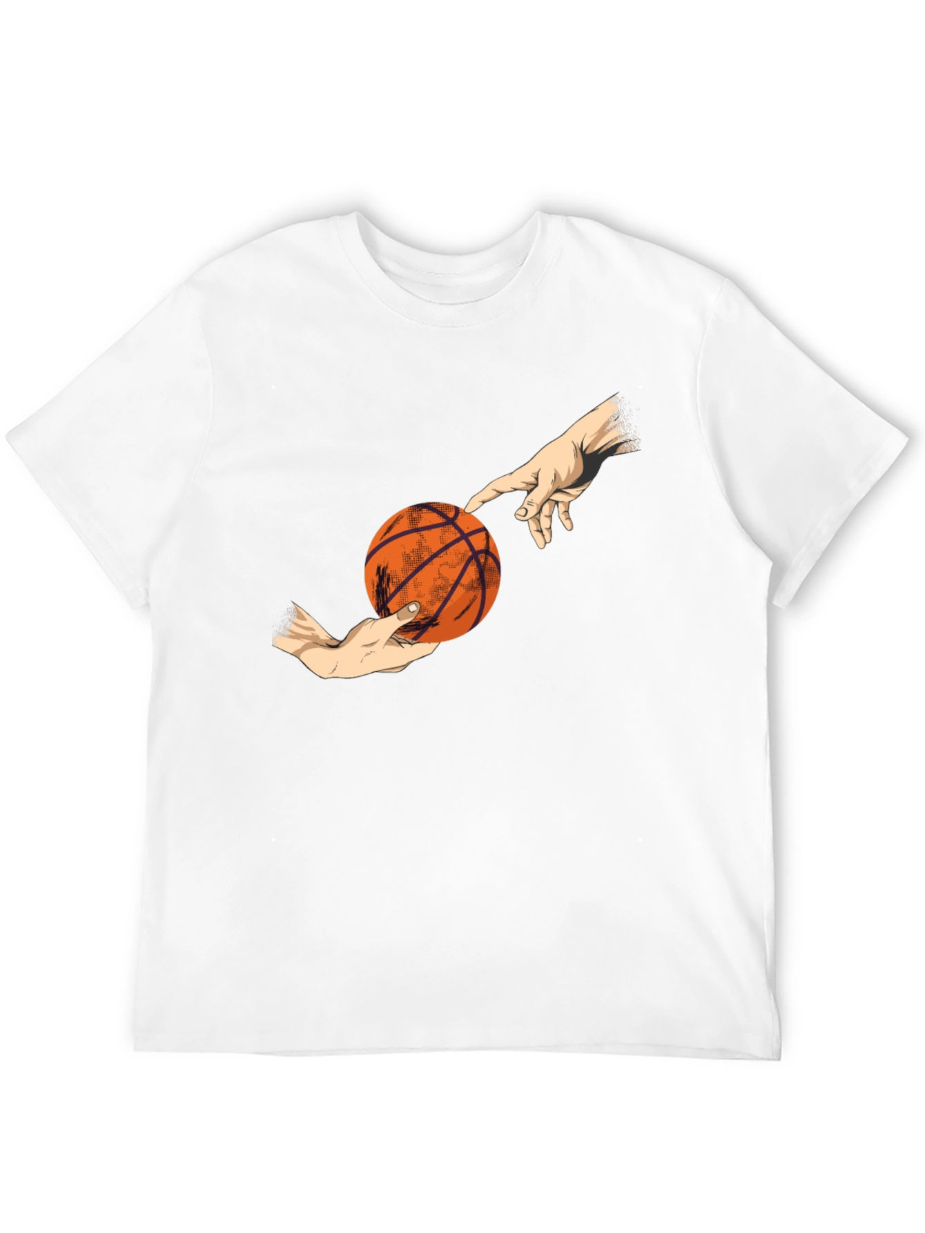 Black Basketball Creation T-Shirt - Artistic Sports Tee view 12
