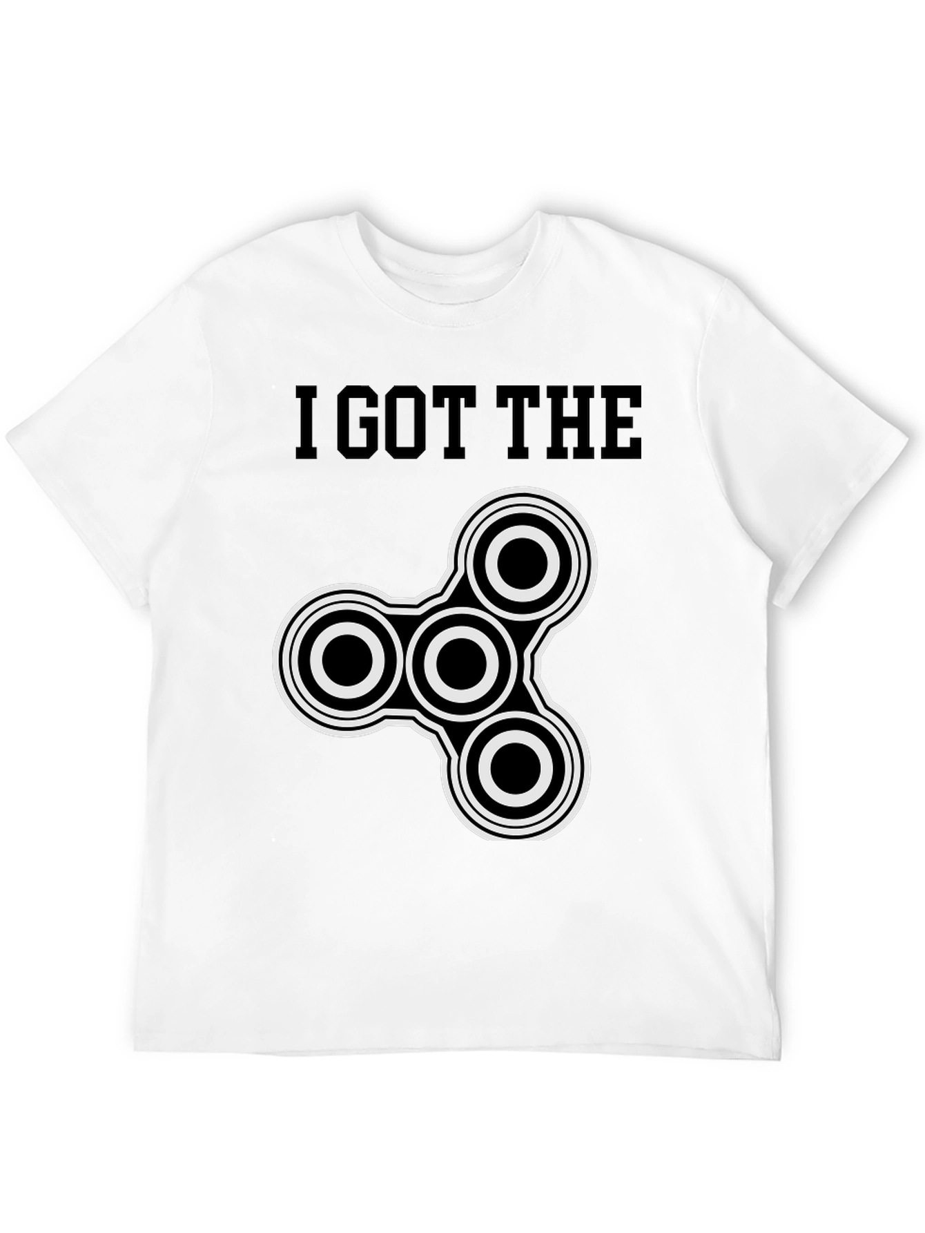 Black I Got The Spinner T-Shirt - Black Cotton Blend Tee view 12