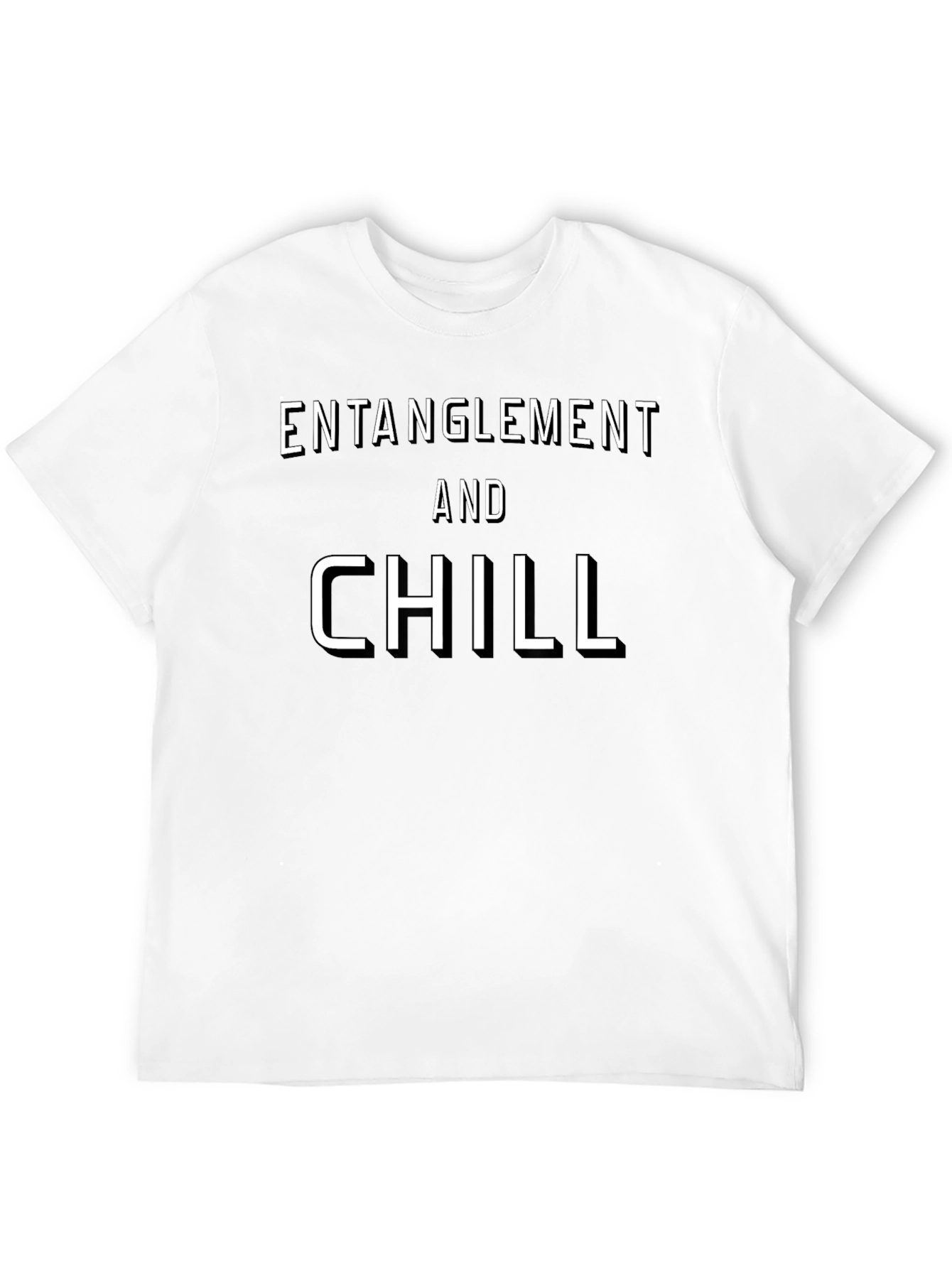 Black Entanglement and Chill Graphic T-Shirt view 12