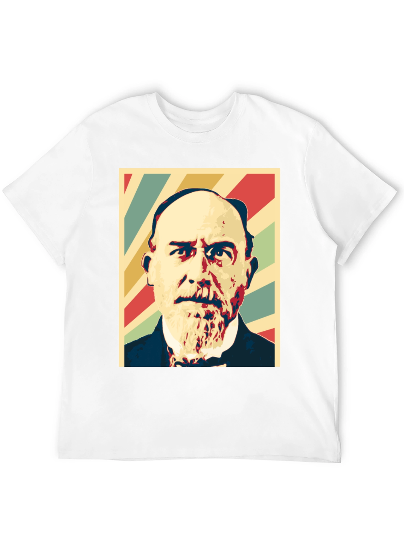 Black Vintage Portrait Graphic Tee -  Retro Style view 12