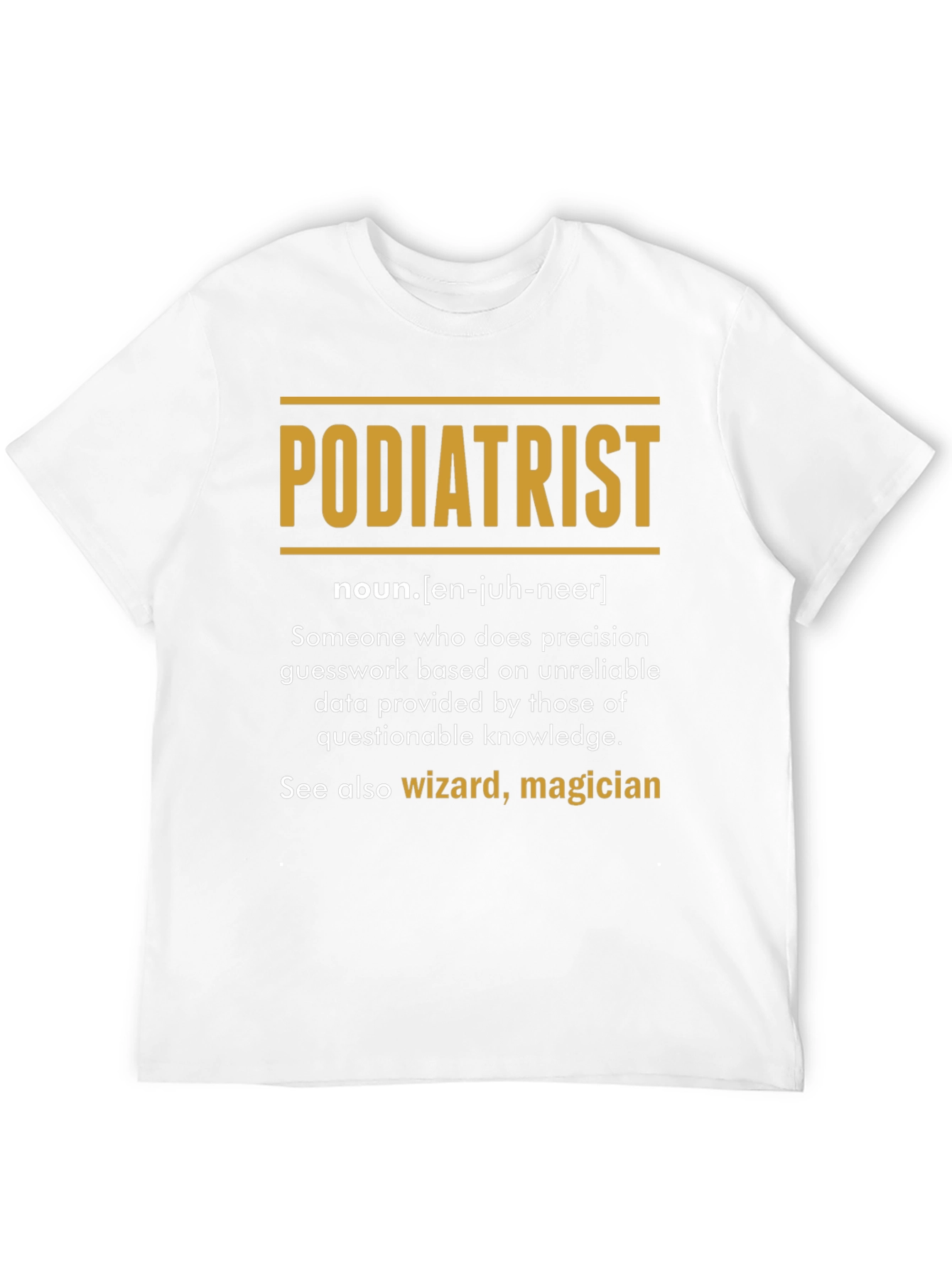 Black Funny Podiatrist Definition Black T-Shirt view 12