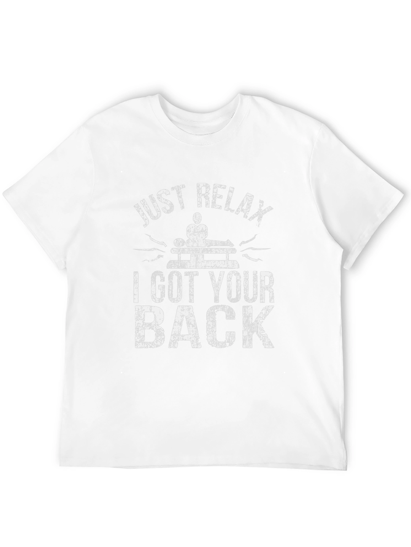 Black Just Relax I Got Your Back Massage T-Shirt view 12