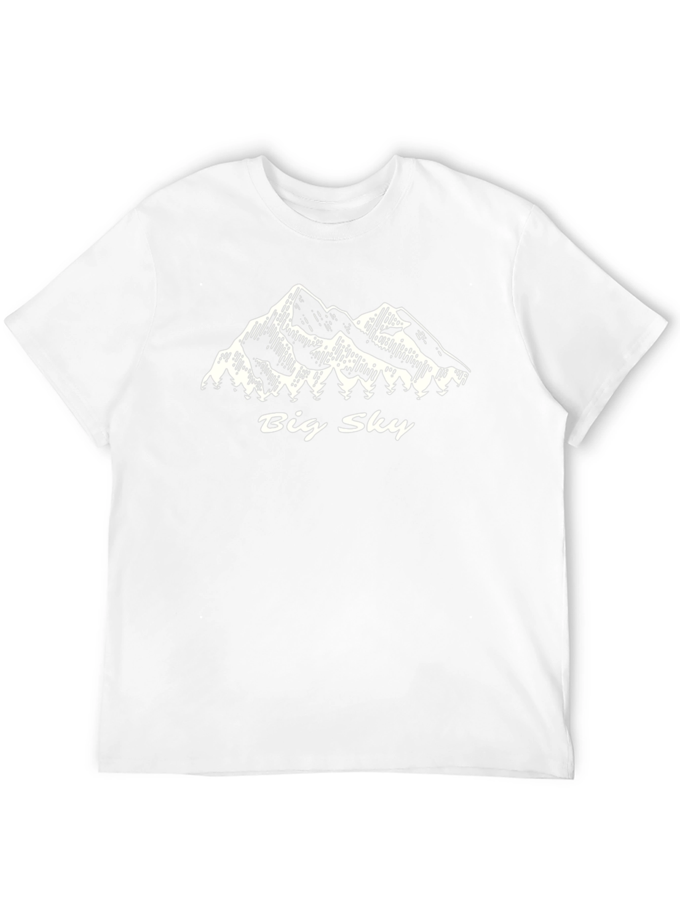 Black Big Sky Mountain Graphic T-Shirt - Black view 12