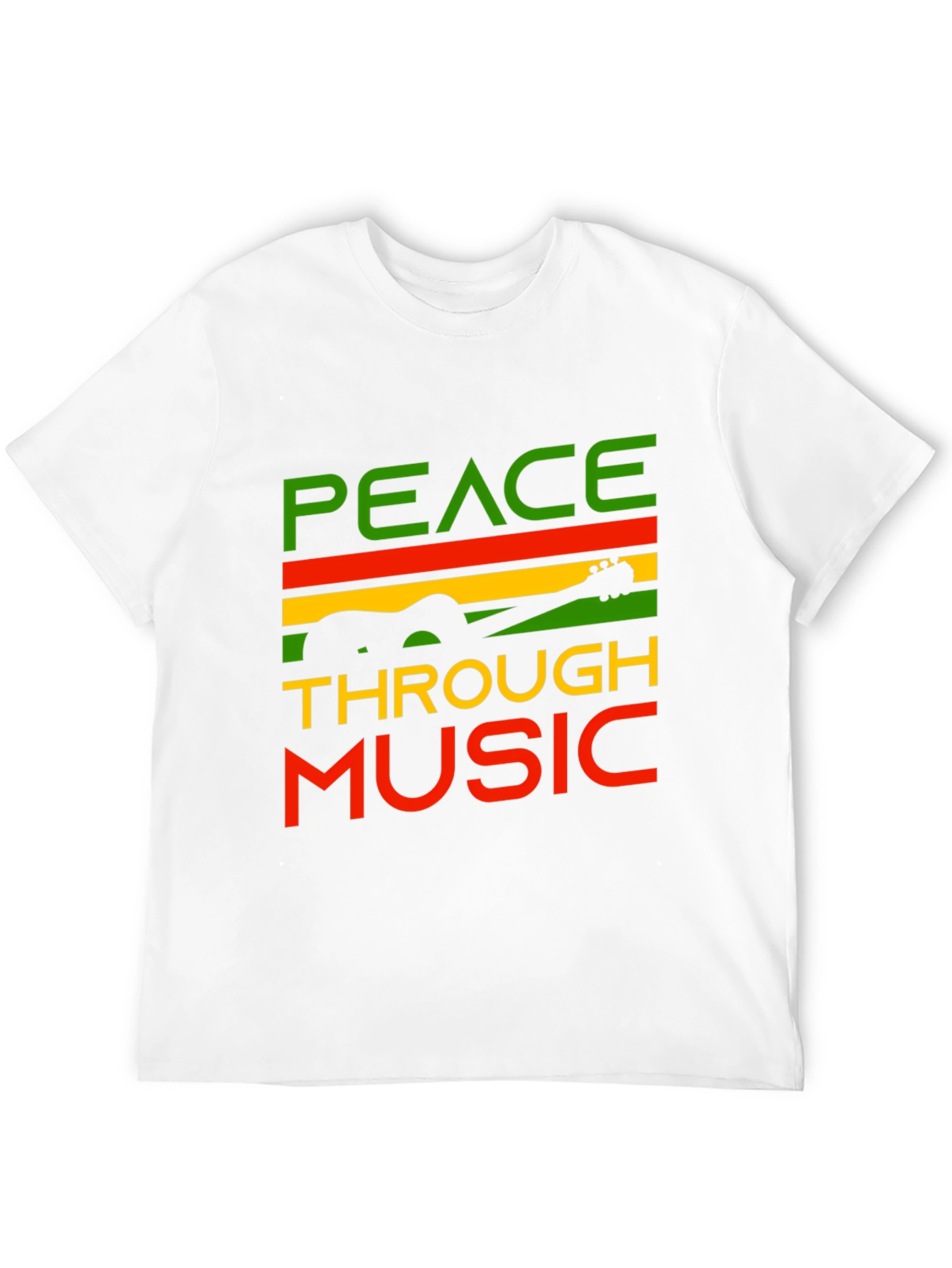 Black Peace Through Music Graphic Tee view 12