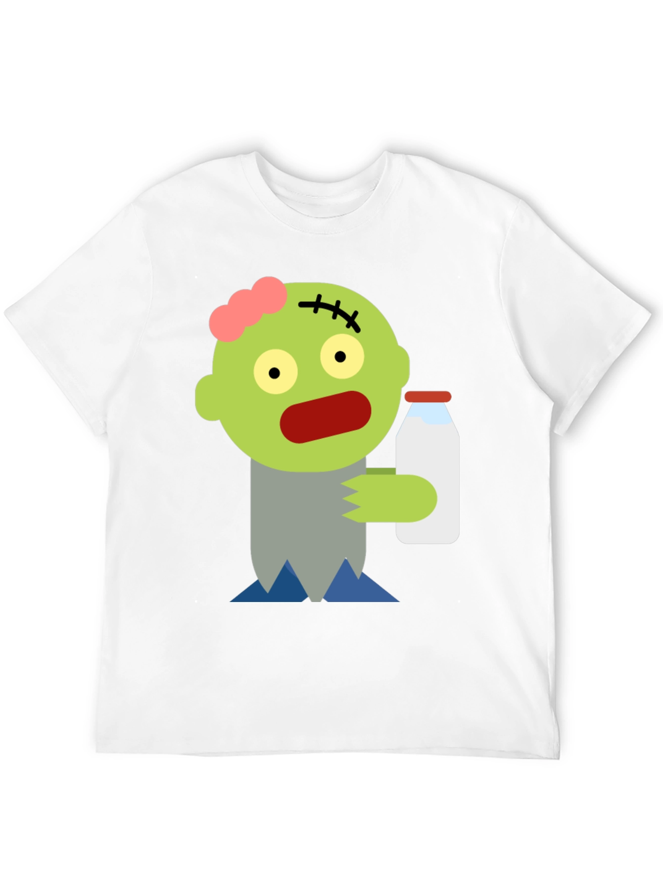 Black Zombie Milk T-Shirt - Spooky Fun! view 12